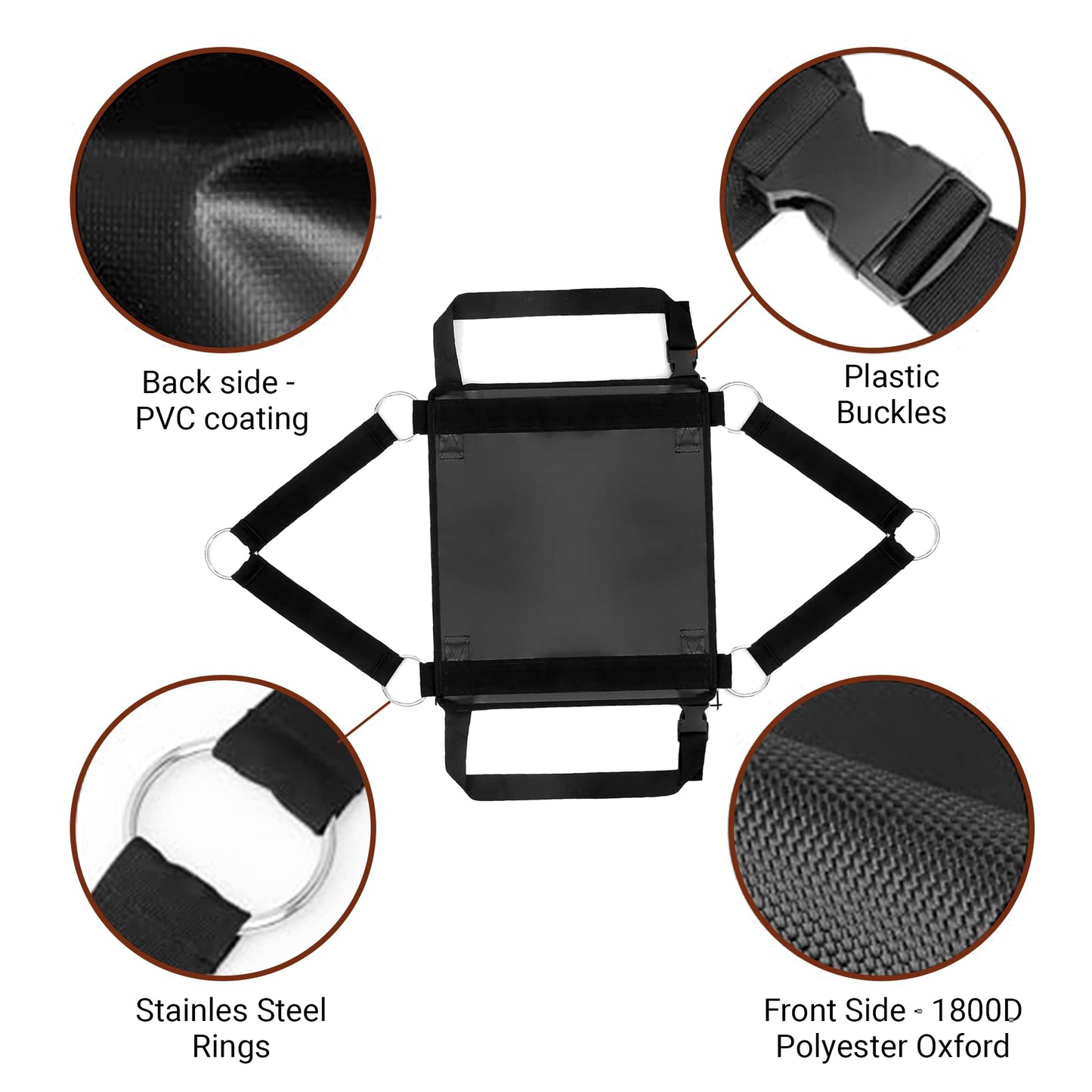 BRINGERPET Calf Sling for Weighing 30"*25" inch, Up to 400 LB Assist Weight Scale for Baby Calf, Lamb, Alpaca, Dog