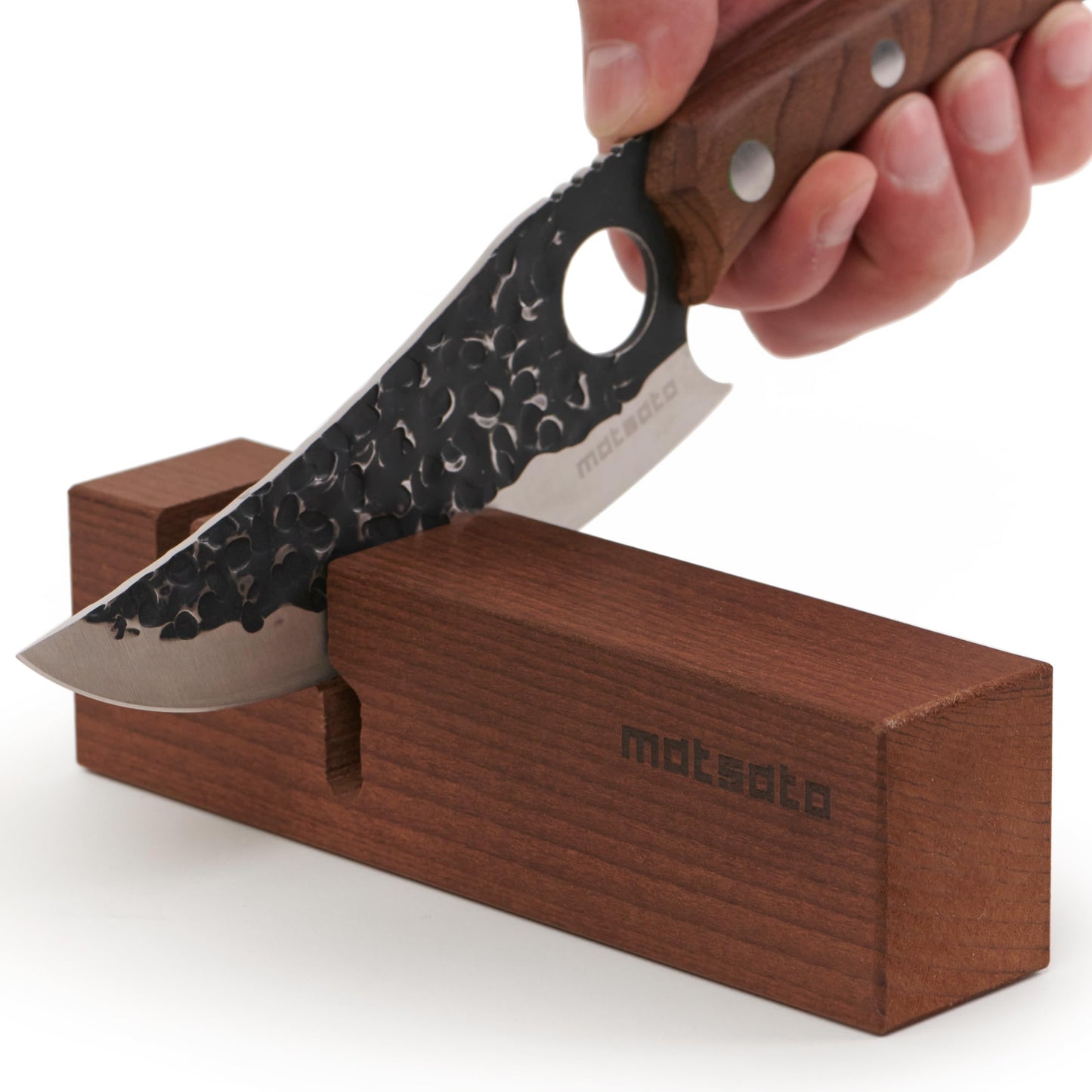 Matsato Knife Sharpener, Kitchen & Pocket Knife Blade Sharpener, Aiguiseur De Couteaux, Affuteur De Couteau, Chef & Kitchen Knives and Scissors Sharpening 7.09" x 1.97"
