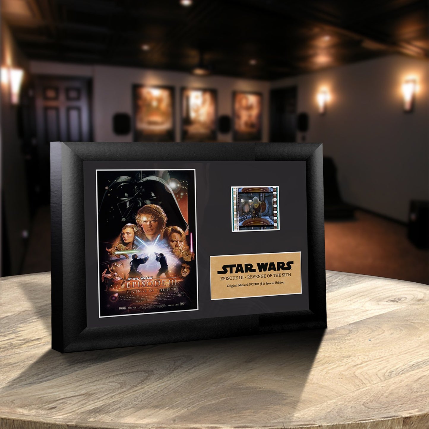 Trend Setters FilmCells 7x5 Star Wars Episode III Revenge of the Sith Framed FilmCells Special Edition Display, Black, Small