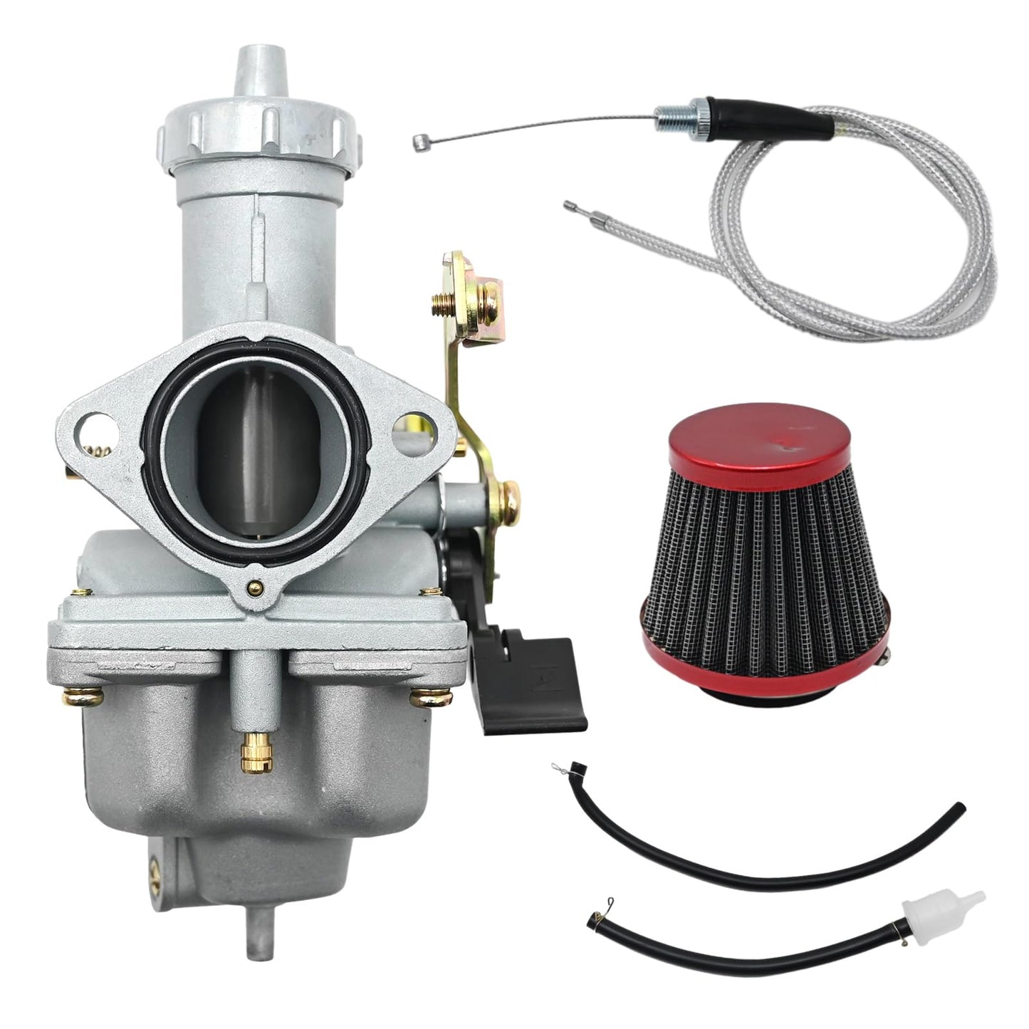 Vkinman PZ27 Carburetor Carb Kit Replacement for Honda Big Red 200 ATC200E ATC200ES ATC185 ATC185S ATC200 ATC200S ATC200M ATC200X