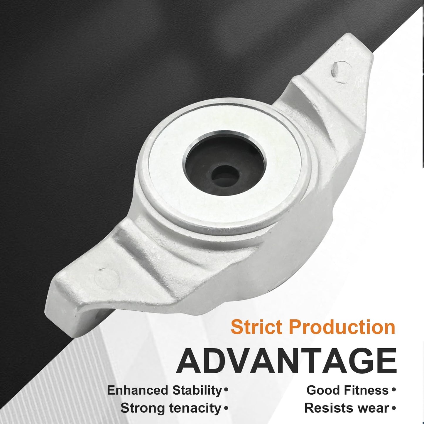 DUZFOREI 2 Pcs DG9Z18A161C Rear Upper Suspension Strut Mount, Replacement for Ford Fusion 2013-2019, Replacement for Lincoln MKZ 2013-2019, Replaces AD-1115