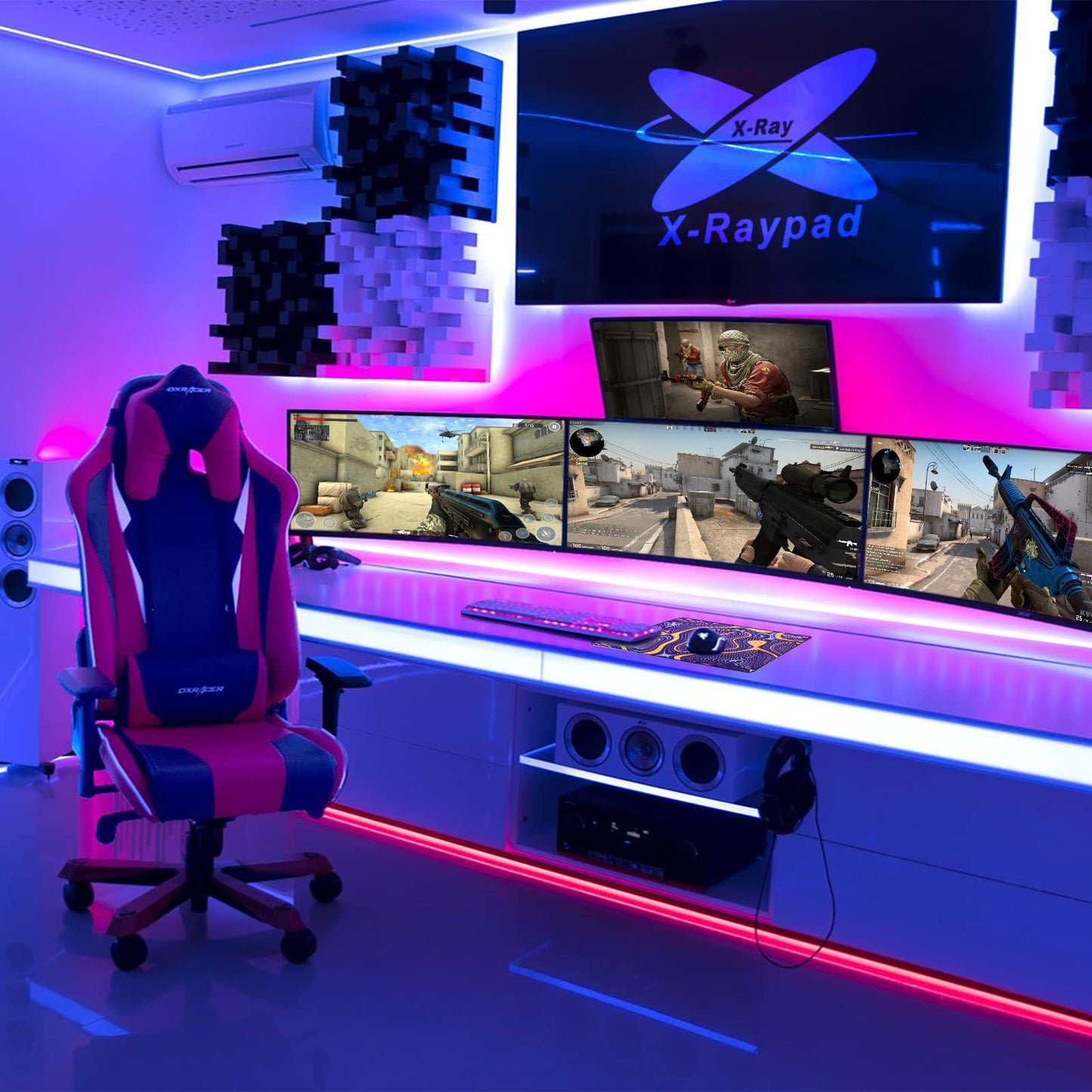X-Raypad Aqua Control Plus ROB Gaming Mouse Pad, Ultra-High Precision Mouse Pad with Perfect Speed and Control Capability, Consistent X and Y Glide, Designed for Fps Players with Low DPI Requirements
