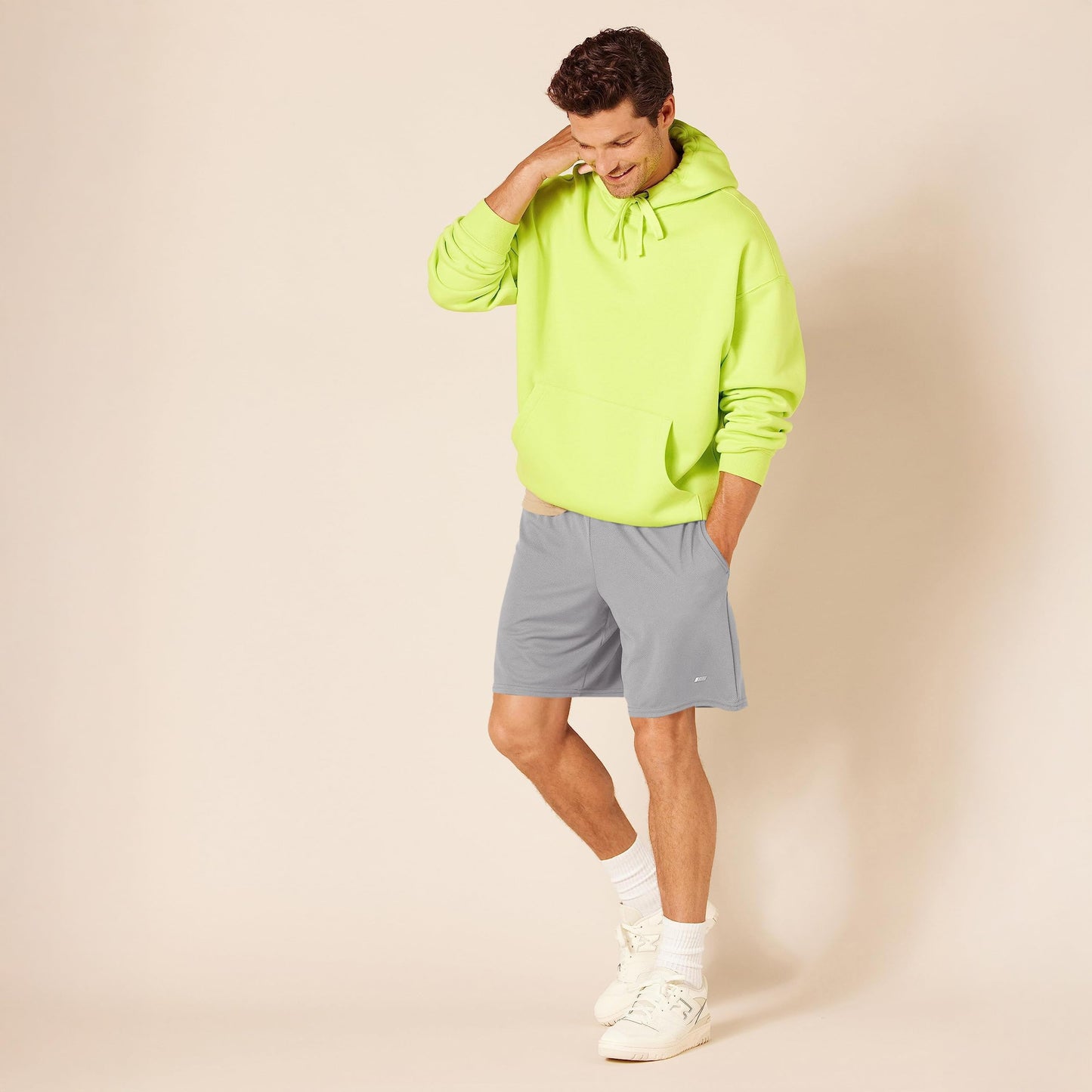 Amazon Essentials Men's 5XL Aem13215bt, Grey/Navy, 5XL