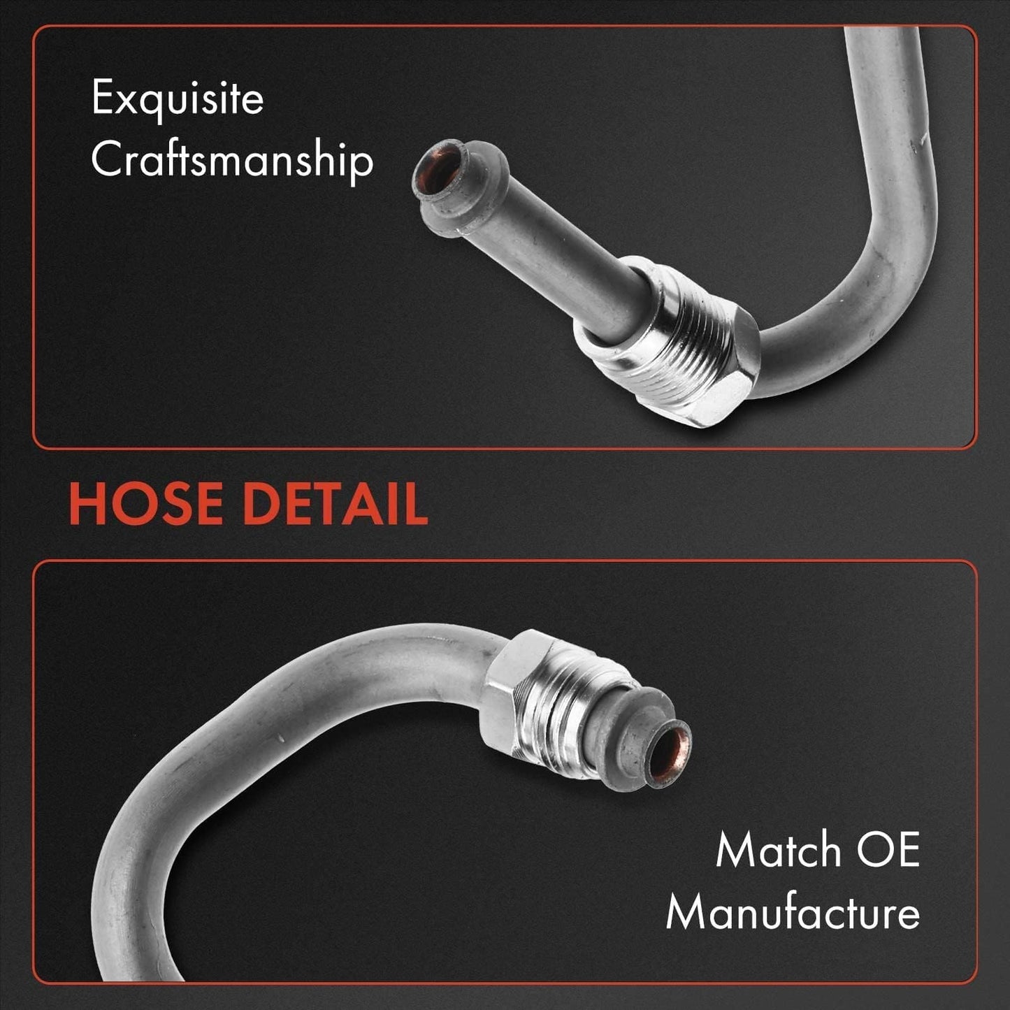 A-Premium Power Steering Pressure Hose Line Assembly Compatible with Chevrolet & GMC & Cadillac - 1999-2007 - Silverado 1500, Silverado 2500, Silverado 3500, Escalade, Sierra 1500, Sierra 2500, Yukon