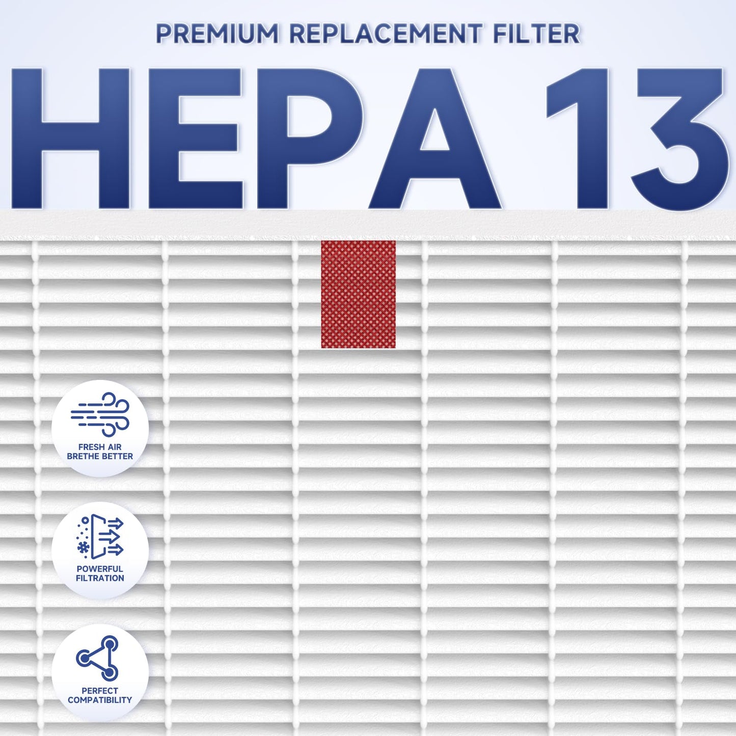 SAKEGDY 3 Pack HPA300 HEPA Filter Replacement Kit Compatible with Honeywell Purifier HPA300 /HPA304 /HPA8350 / HPA3300 /HPA5300 /HPA5350 Series, Include 3 HEPA R Filters + 4 A Carbon Pre-Filters