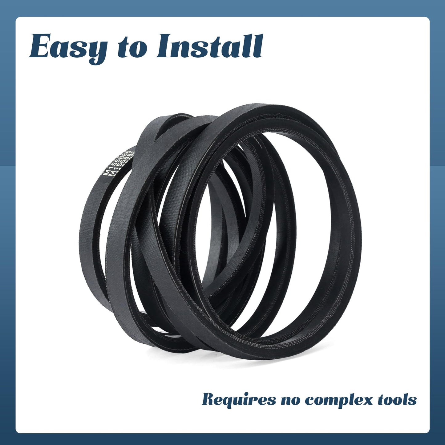 Esttlamer M155885 Drive Belt Compatible with John Deere L100 110 120 130 LA105 115 125 135 X110 140 D100 D120 D125, 44" Snow Blower Heavy Duty V-Belt