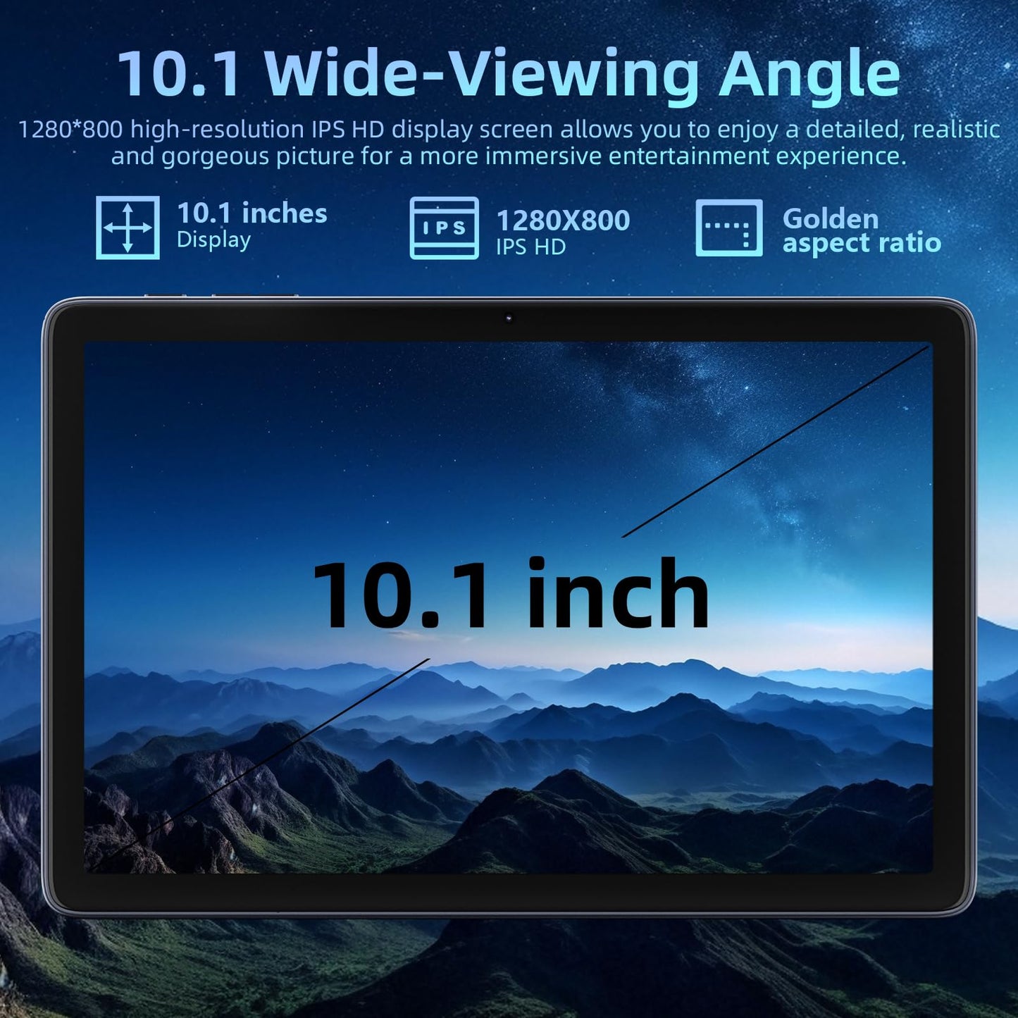 Android 15 Tablet 10 inch,24GB RAM 128 ROM,Tablets with Keyboard Mouse Stylus,1TB Expandable,Octa-Core 6000mAh 1280x800 IPS HD,5G WiFi,T615 CPU,High Performance,Processor,Dual Camera(Gray)