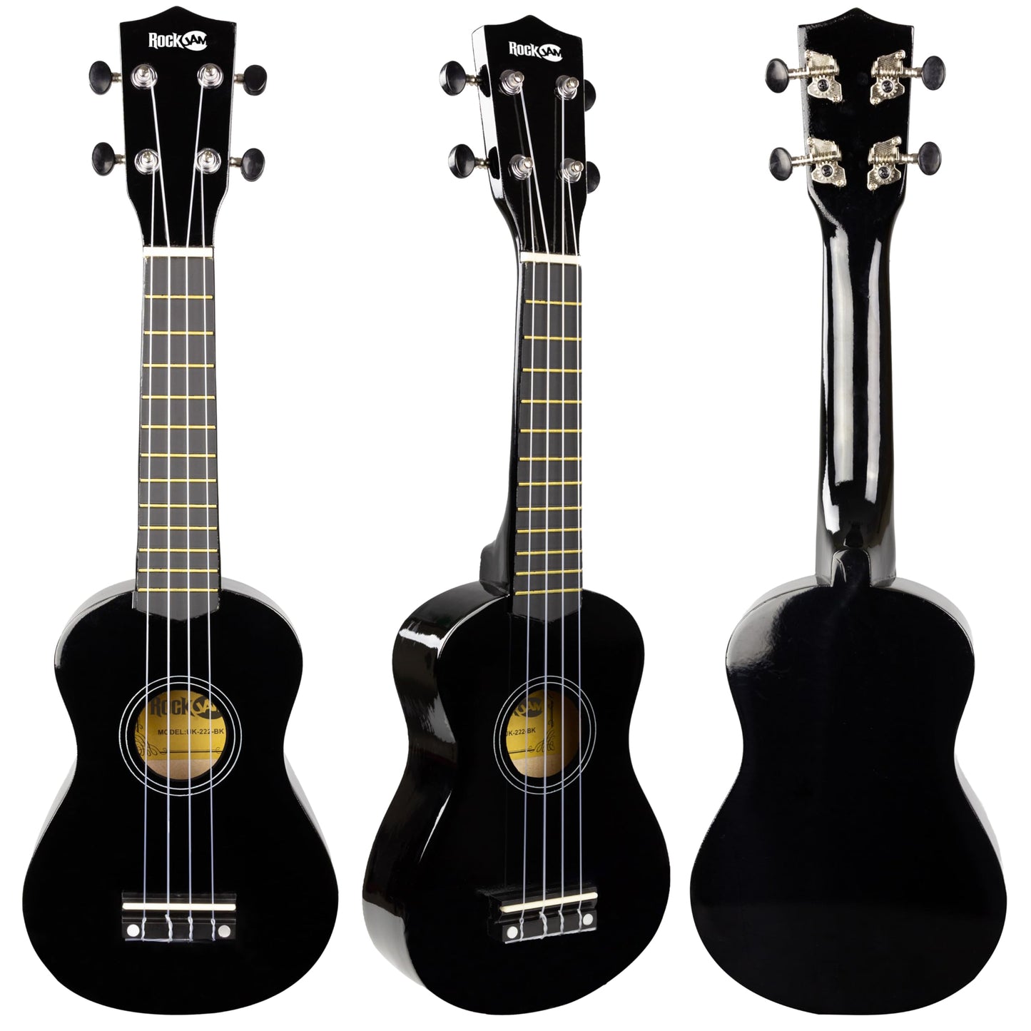 Martin Smith UK-222-BK Ukulele, Black