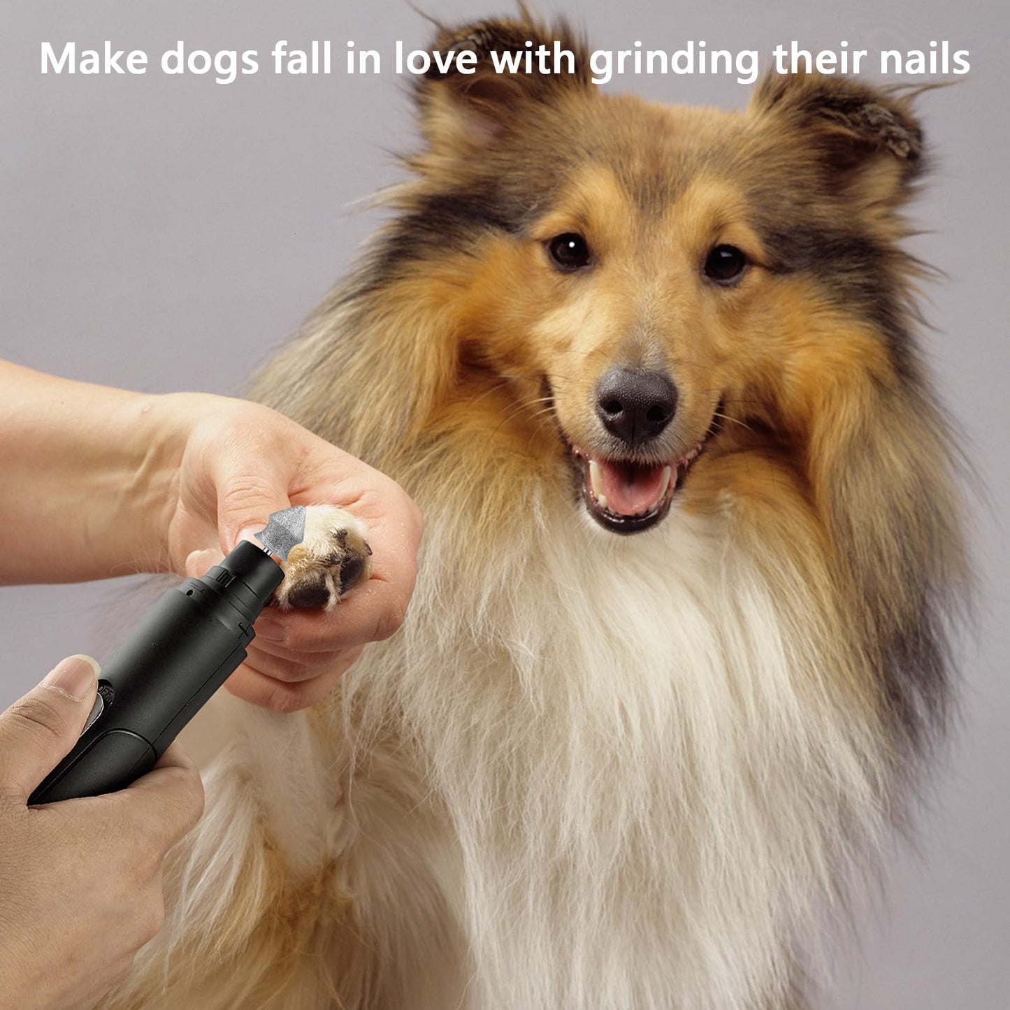 RIUORKIE Diamond Rotary Nail Grinder Bits for Dog, 1/8" Diamond Dog Nail Grinder Attachment Attachment for Dremel Grinder Replacement Heads Pets Nail Care Clippers for Medium Large Dogs.