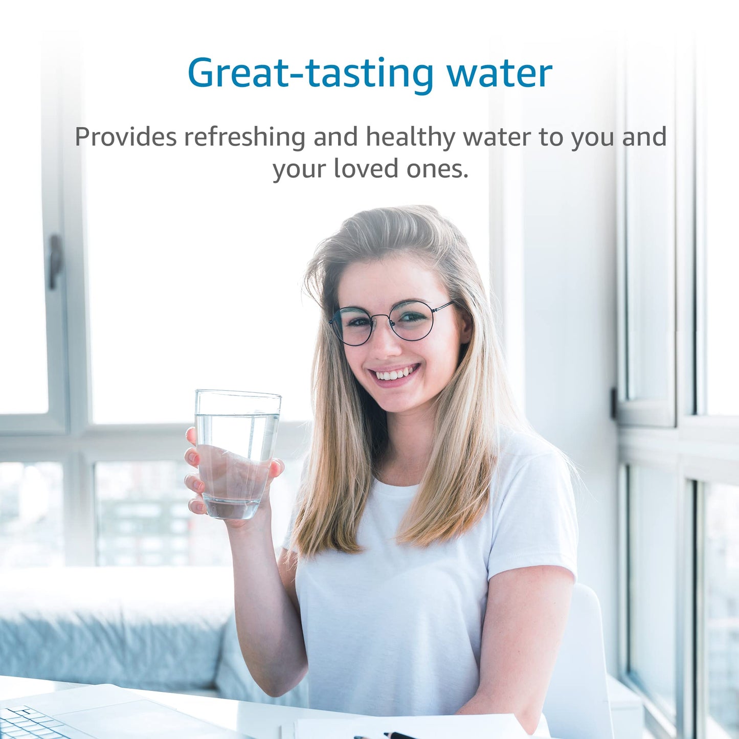 AQUA CREST Gravity Water Filter, Replacement for Berkey® BB9-2® Black Carbon Filter, Compatible with Purewell®, ProOne®, Waterdrop Gravity Water Filter System, NSF/ANSI 42&372 Certified, 2 Pack