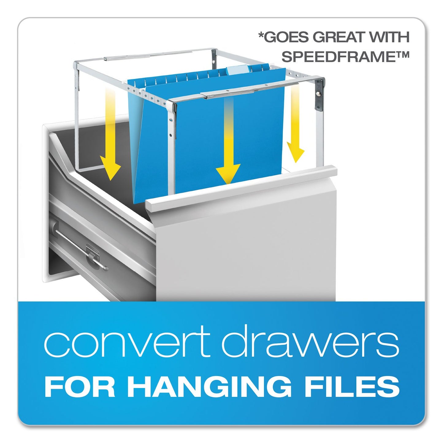 Pendaflex Extra Capacity Reinforced Hanging Folders, Legal Size, Blue, 25 per Box (04153X2 BLU)