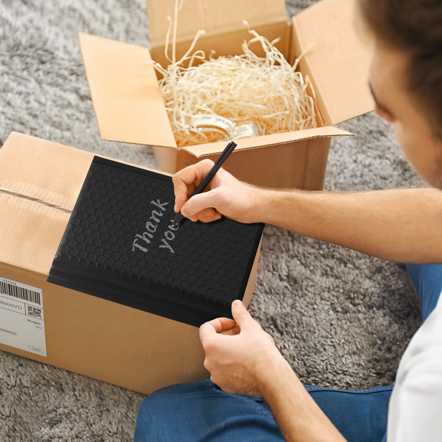 Metronic Black Bubble Mailers 6x10 100 Pack Usable Size 6x9 Opaque Padded Envelopes Waterproof Bubble Envelopes Cushioning Mailer for Small Business Mailing Makeup Jewelry Gifts