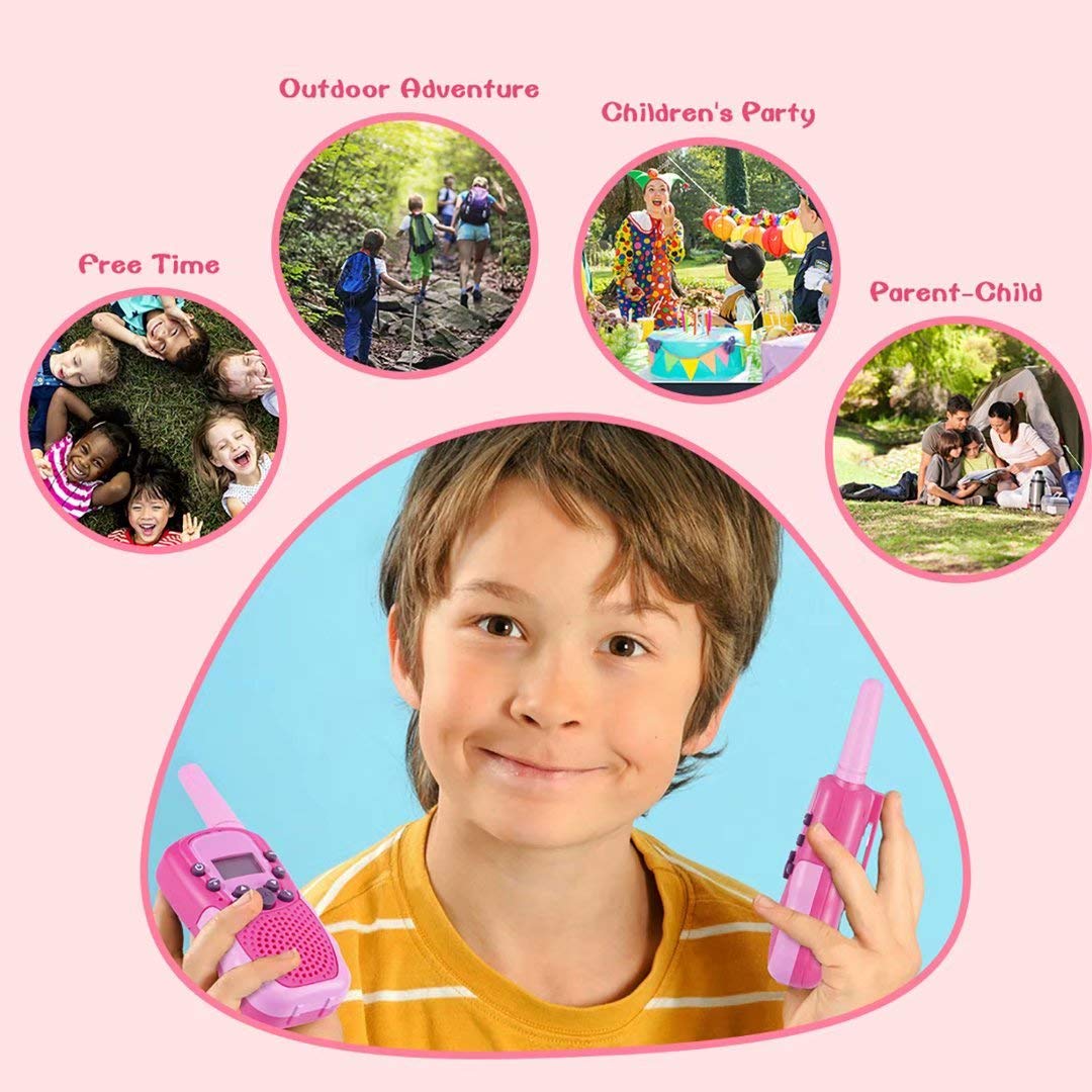 Selieve Toys for 3-12 Year Old Girls Boys, Walkie Talkies for Kids 22 Channels 2 Way Radio Toy with Backlit LCD Flashlight, 3 Miles Range for Outside Adventures, Camping, Hiking, for Kids