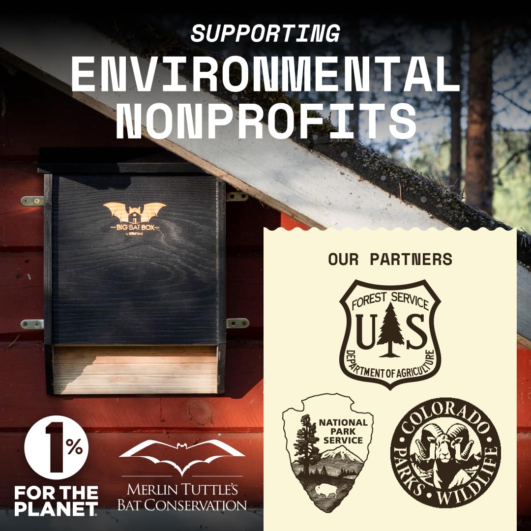 Bat House for Outdoors - Free Your Backyard from Mosquitoes - Bat Boxes for Outside - Natural Mosquito Repellent