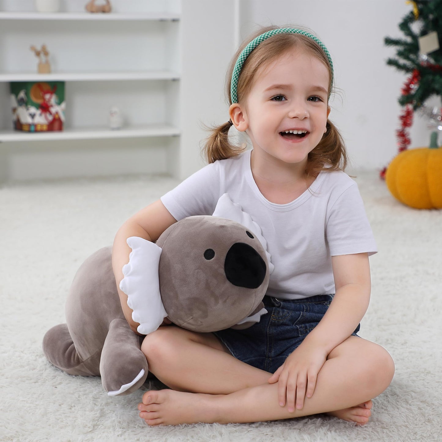 OurHonor 4.2lbs Koala Weighted Stuffed Animals, Weighted Stuffed Animal Plush 24", Giant Koala Stuffed Animal Pillow Soft Doll Toy Gifts for Kids Adults Women Men Girls Boy