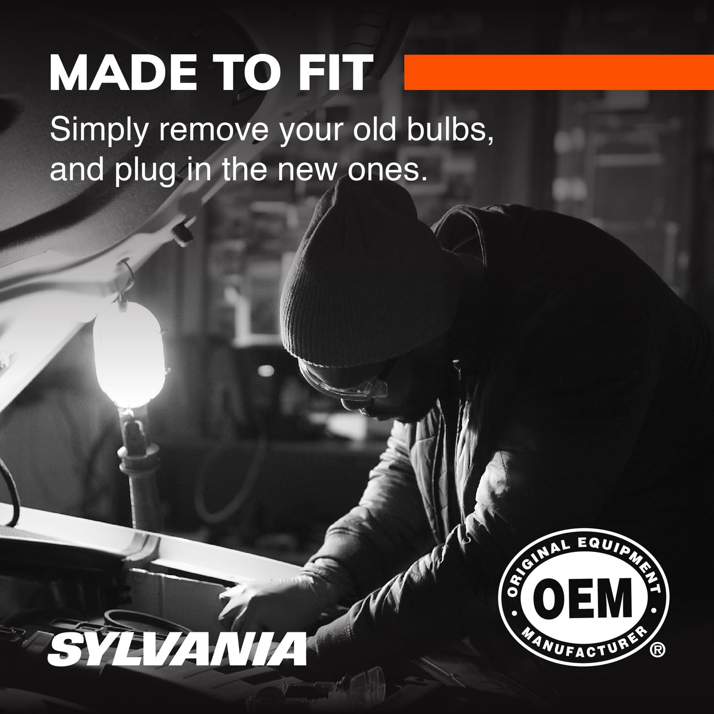 SYLVANIA - H13 SilverStar Ultra - High Performance Halogen Headlight Bulb, High Beam, Low Beam and Fog Replacement Bulb, Brightest Downroad with Whiter Light, Tri-Band Technology (Contains 2 Bulbs)