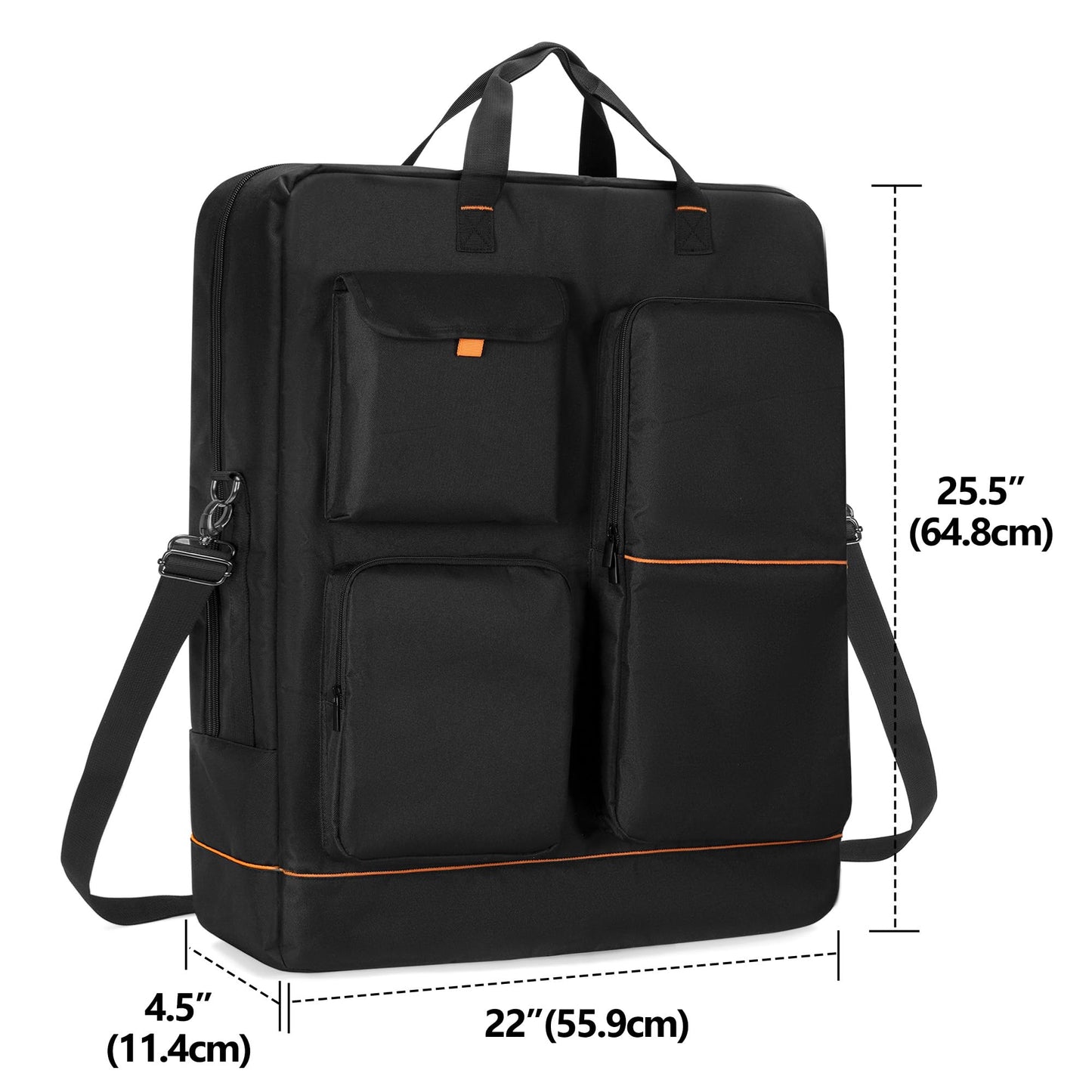 HODRANT Solar Panel Storage Bag with Bright Lining, Travel Solar Panel Carrying Case Compatible with Jackery SolarSaga 100W 100X 200W, Padded Carrier Organizer Compatible with Renogy 100W