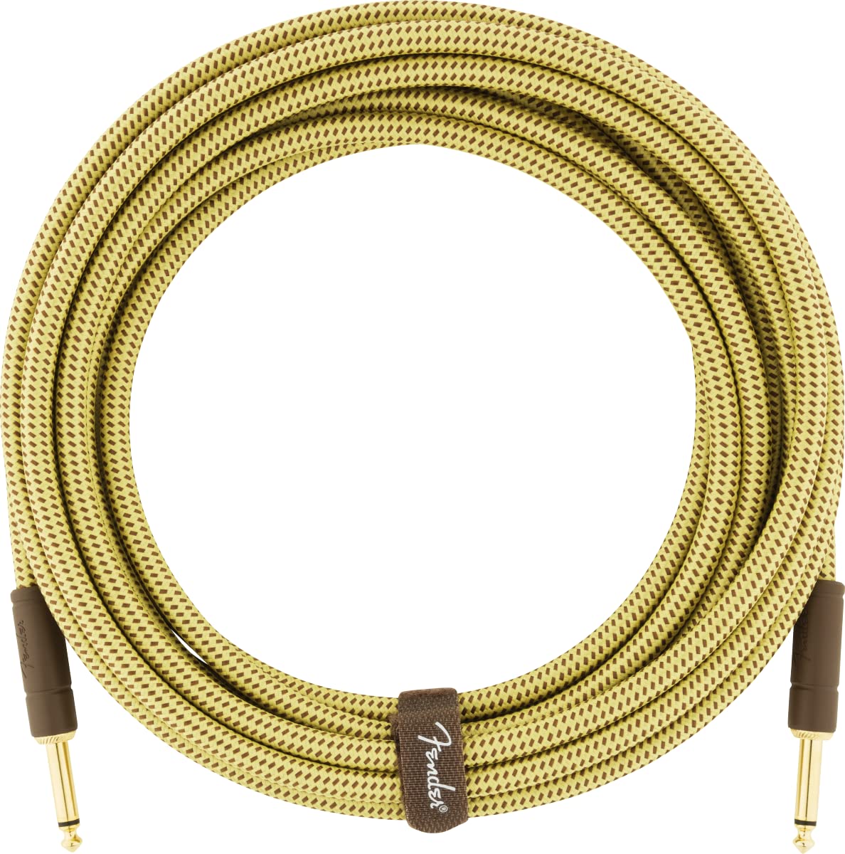 Fender 10-Foot Deluxe Instrument Cable, Straight-Straight - Tweed