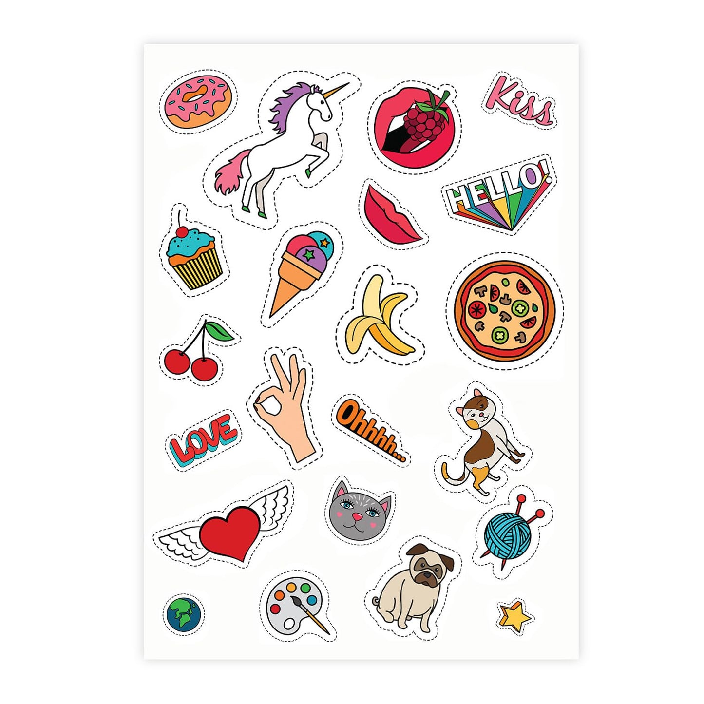 8.5" x 11" Full Sheet Sticker Paper for Laser & Inkjet Printers[500 Sheets,500 Labels]