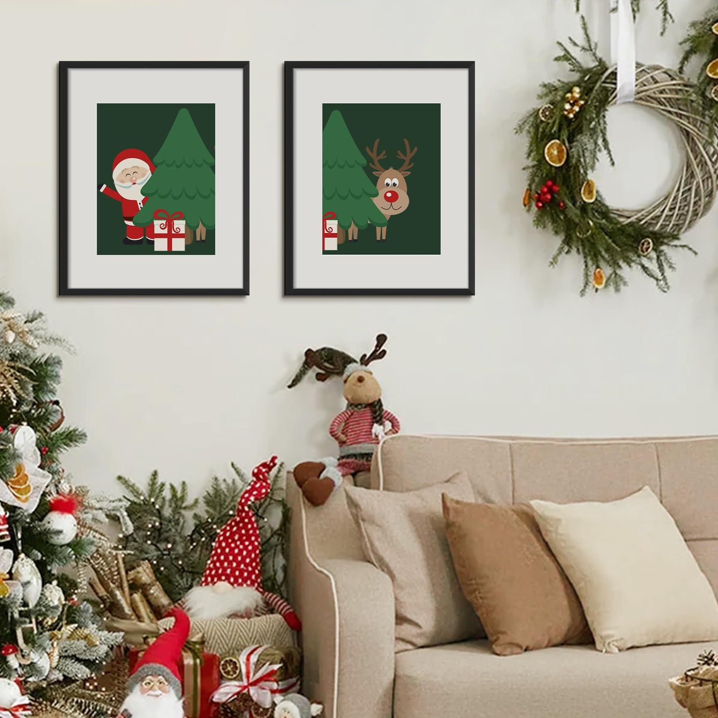 upsimples 16x20 Picture Frame, Display Pictures 11x14 with Mat or 16x20 Without Mat, Wall Hanging Photo Frames, Black