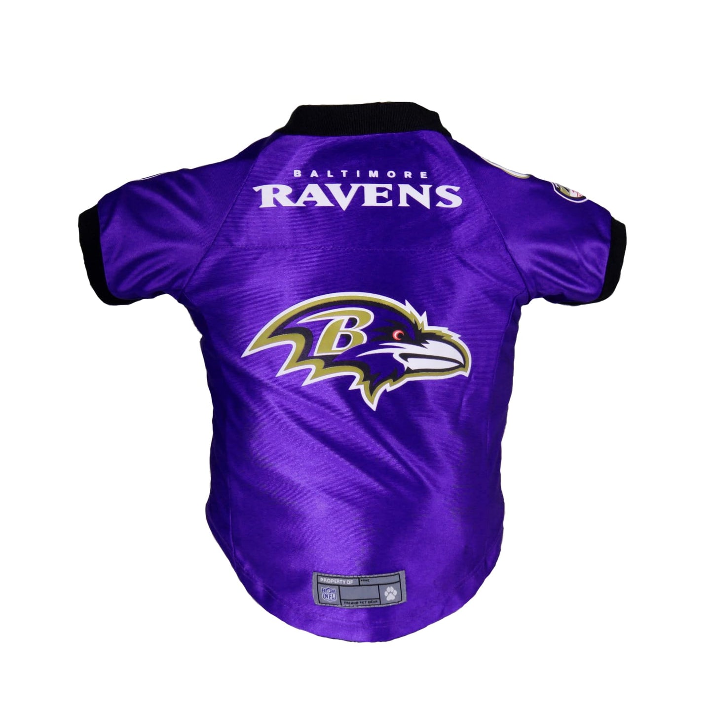 Little Earth 320135-RAVN-M: Baltimore Ravens Pet Premium Jersey
