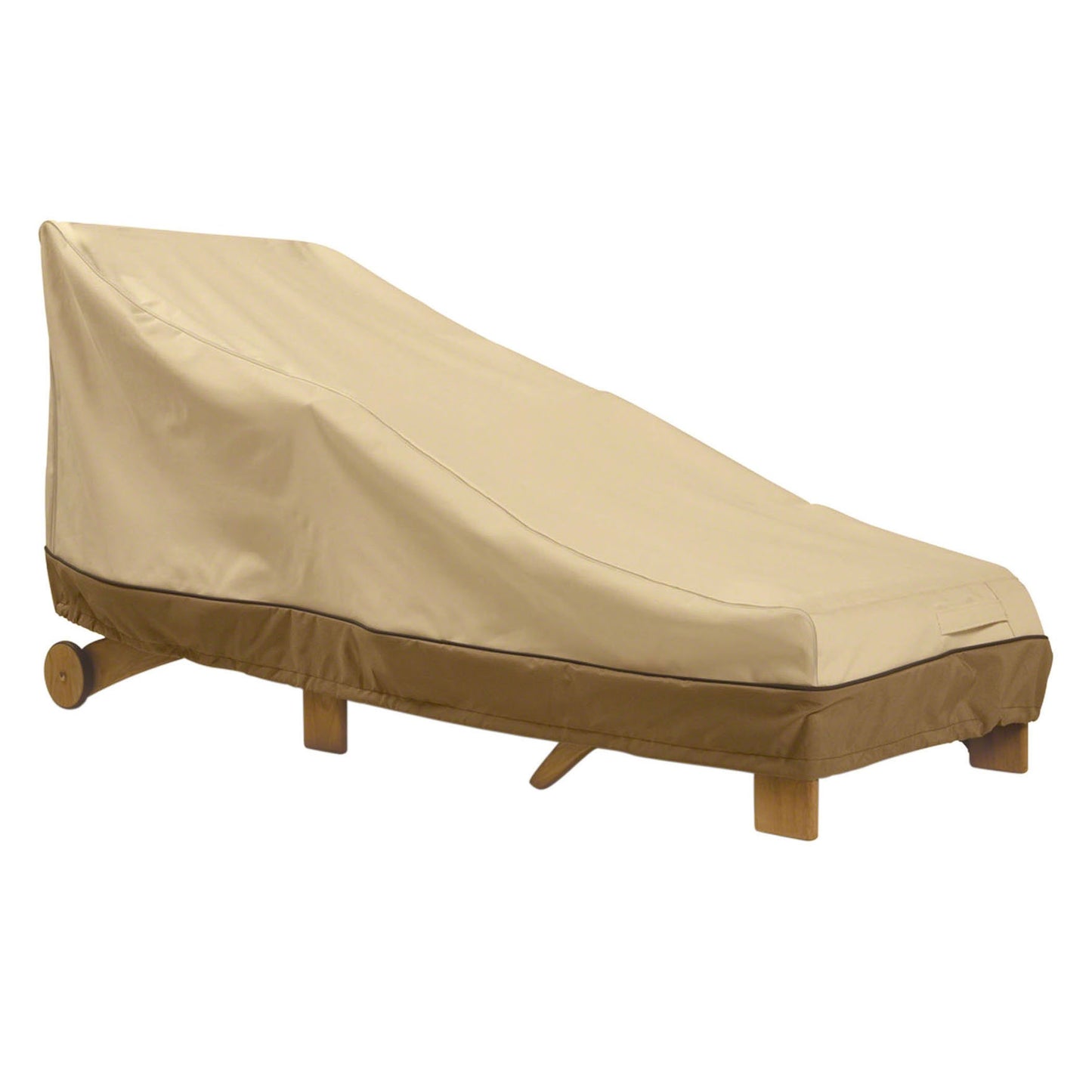 Classic Accessories Veranda Day Chaise Cover, Pebble for Wider Chaises Up to 66 Inches Long, 33.5 Inches Wide, 33 Inches High, 70962