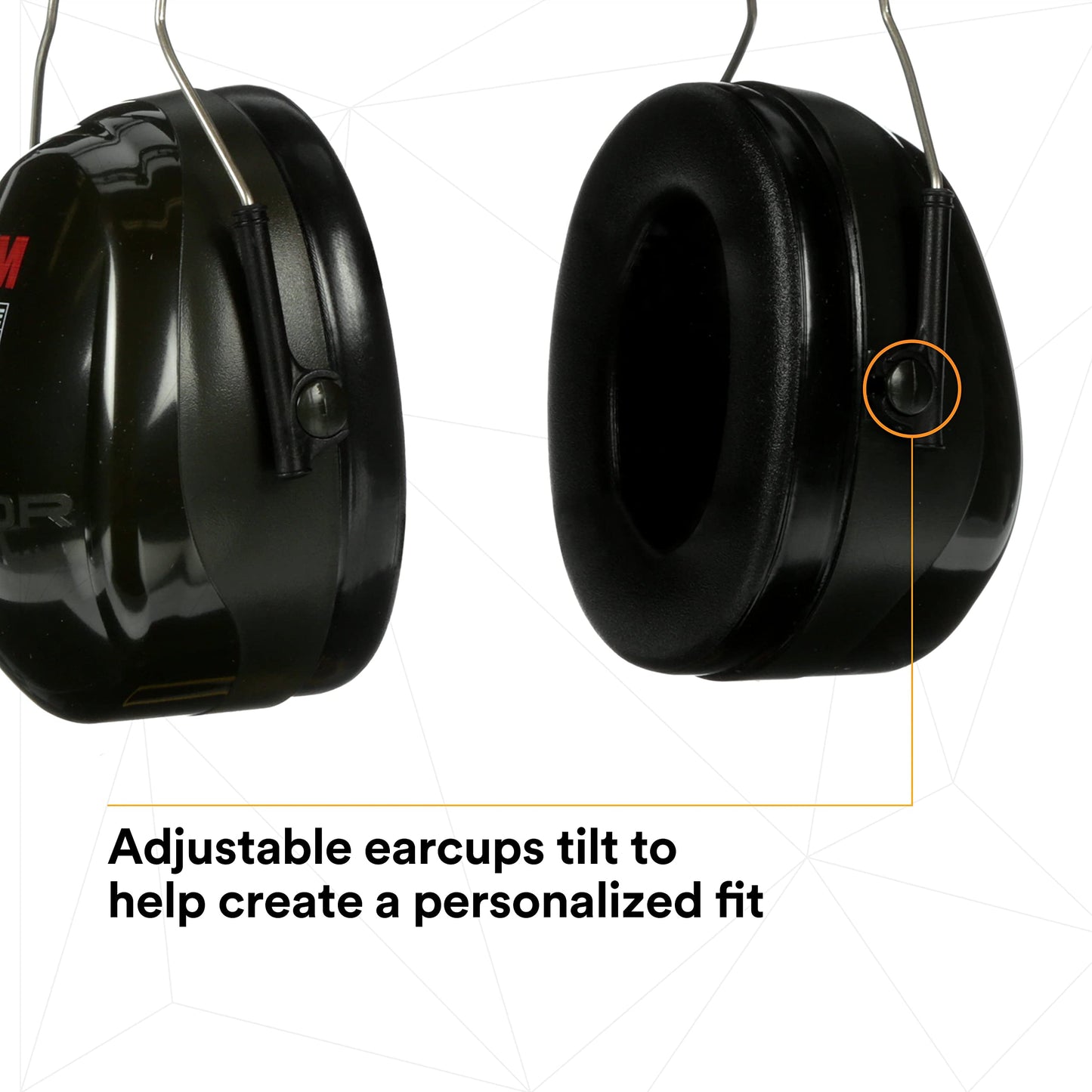 3M Peltor Optime 101 Over-The-Head Earmuffs H7A