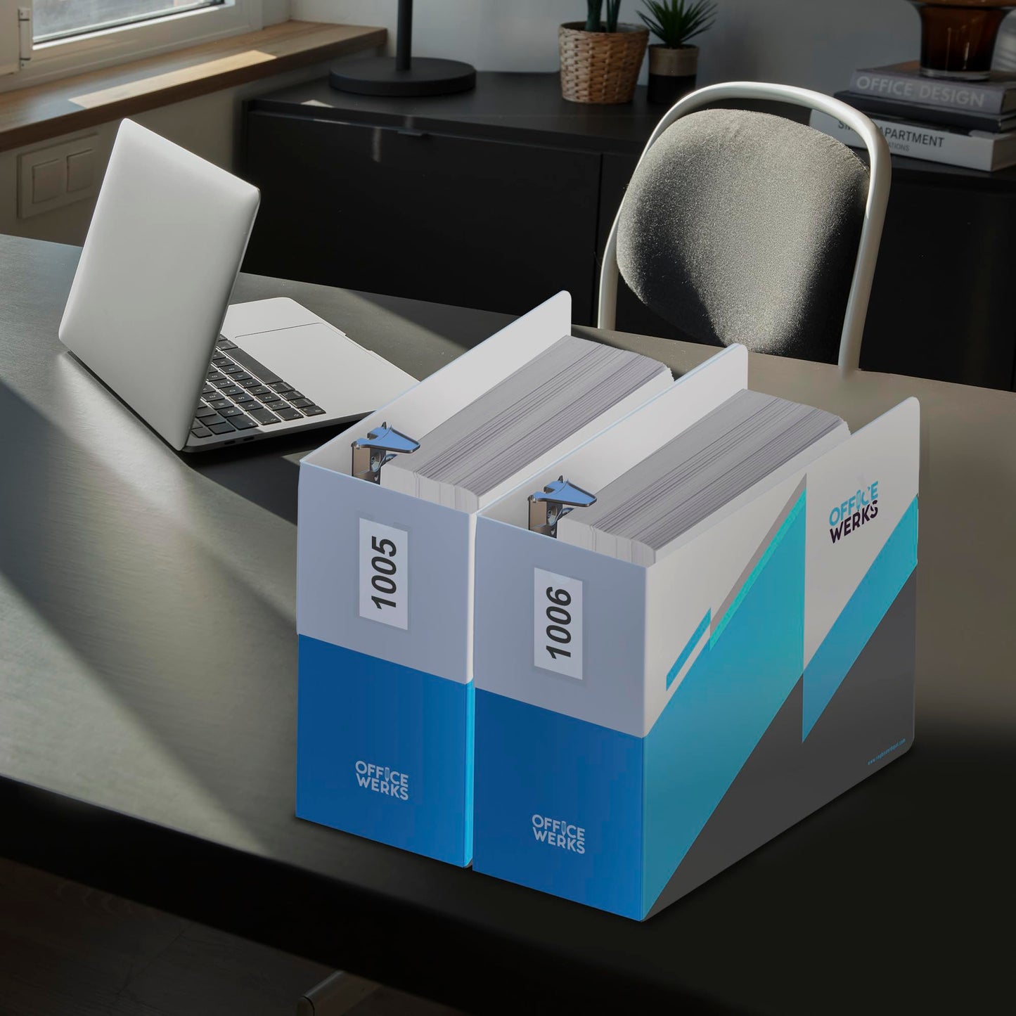 Performore 6 Inch Locking Angle D-Ring Binder Heavy Duty Poly Binder with Printed Design, Secure Locking 3 Rings, Spine Label Holder, Non-Customizable Cover, Holds 8.5" x 11" Paper, 1 Pack