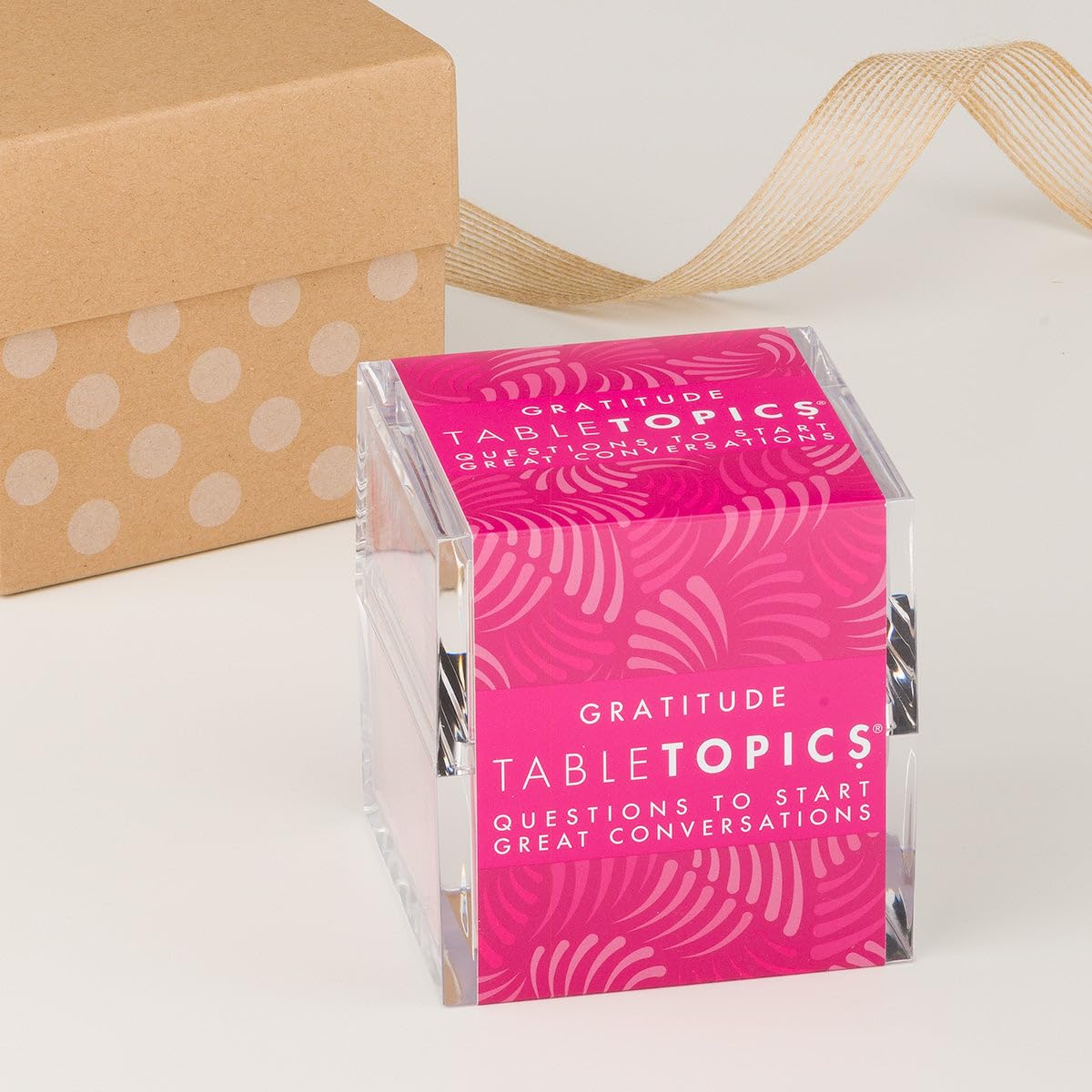 TableTopics Gratitude - 135 Gratitude Conversation Cards for Positive Table Talk with Family & Friends