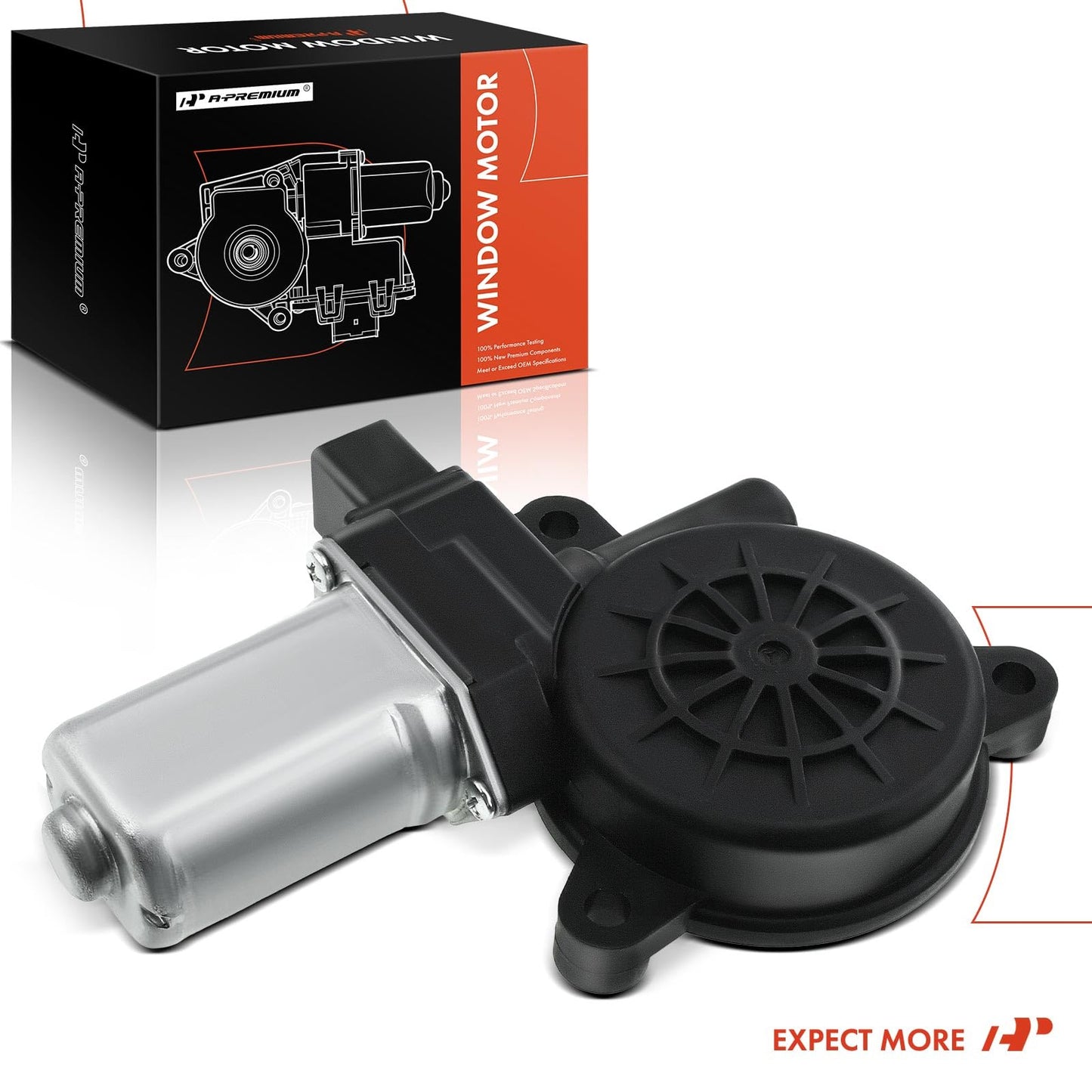 A-Premium Front Left Power Window Lift Motor Compatible with Mazda 3 3 Sport CX-3 CX-5 CX-9 & Scion iA & Toyota Yaris iA R, Driver Side, with Anti-Pinch Function, Replace# BHN95958X, 85720WB001