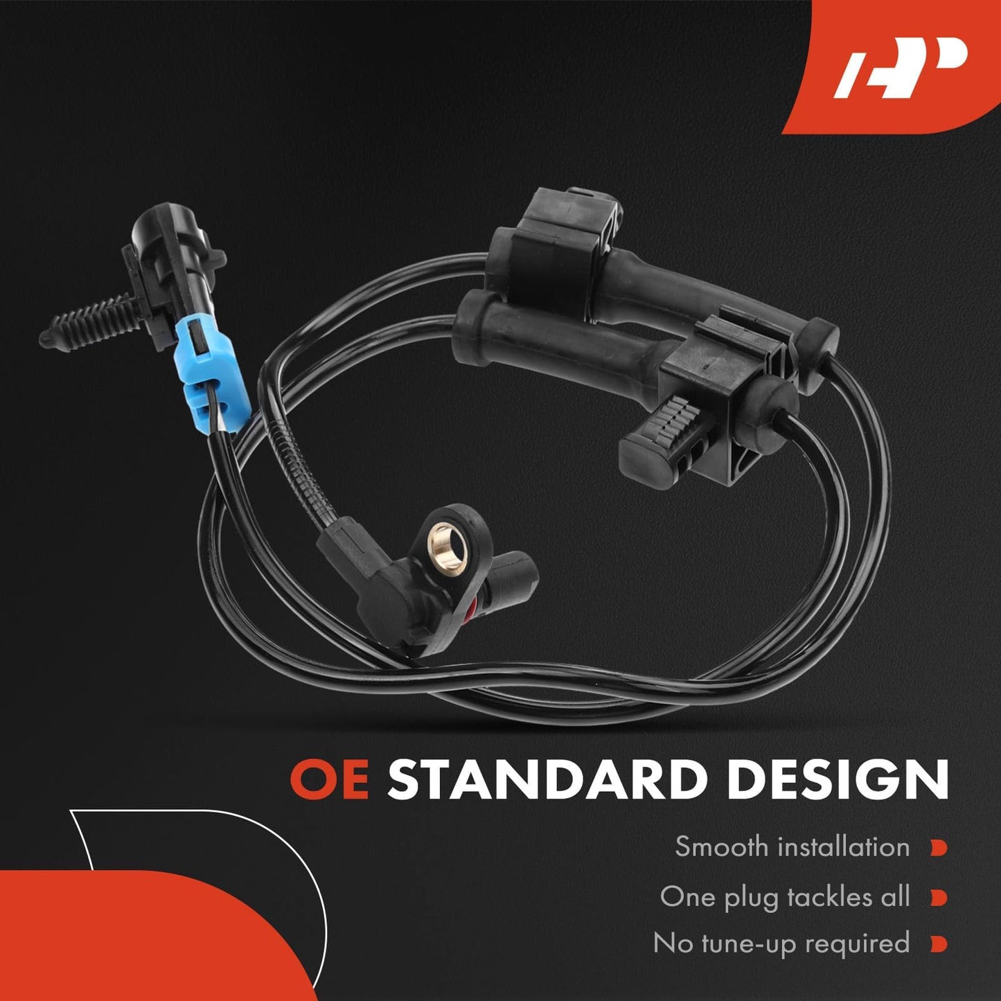 A-Premium 2PCS Rear ABS Wheel Speed Sensor Fits for Chevy Chevrolet Silverado 1500 & GMC Sierra 1500 2007 2008 2009 2010 2011 2012 2013 - Rear Driver and Passenger Side