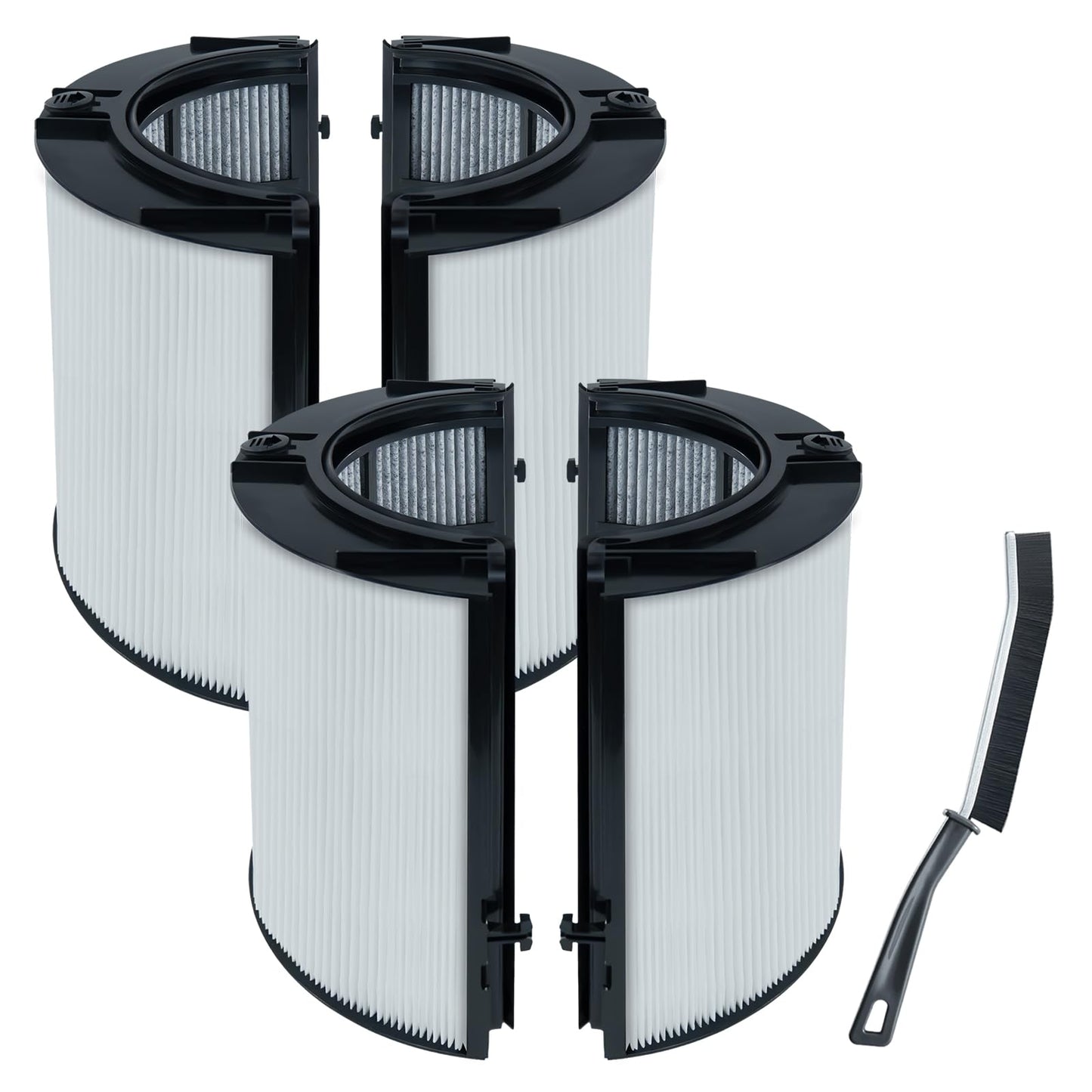 965432-01 Filter Replacement for Dyson HP06 TP06 HP07 TP07 HP09 TP09 HP10 TP10 PH04, 360°Combi Glass HEPA + Activated Carbon Air Purifier Filter for Dyson Fan (2 Pack)