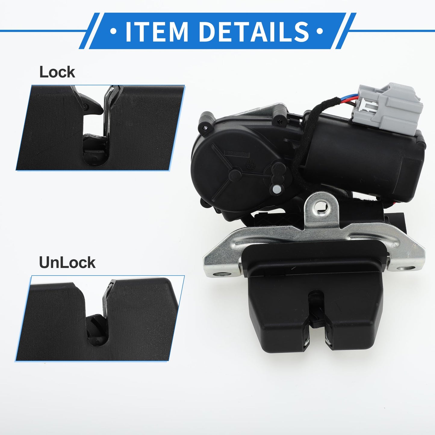 VekAuto Rear Liftgate Door Lock Actuator for Lincoln MKX 2016-2018 for Ford Edge 2015-2020 Tailgate Latch Assembly