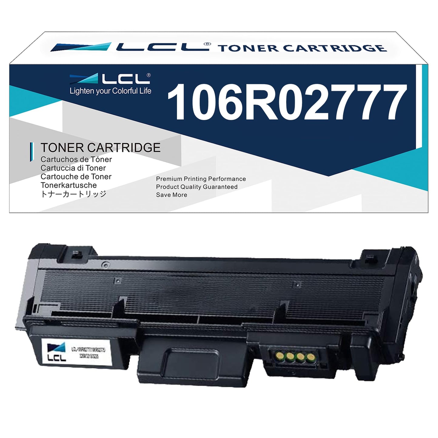 LCL Compatible Toner Cartridge for Xerox 106R02777 High-Yield 3K Phaser 3260 Workcentre 3225 (1-Pack,Black) for Xerox Phaser 3260DI 3260DNI 3260VI WorkCentre 3215 3215NI 3225 3225DNI 3225V 3359DNI