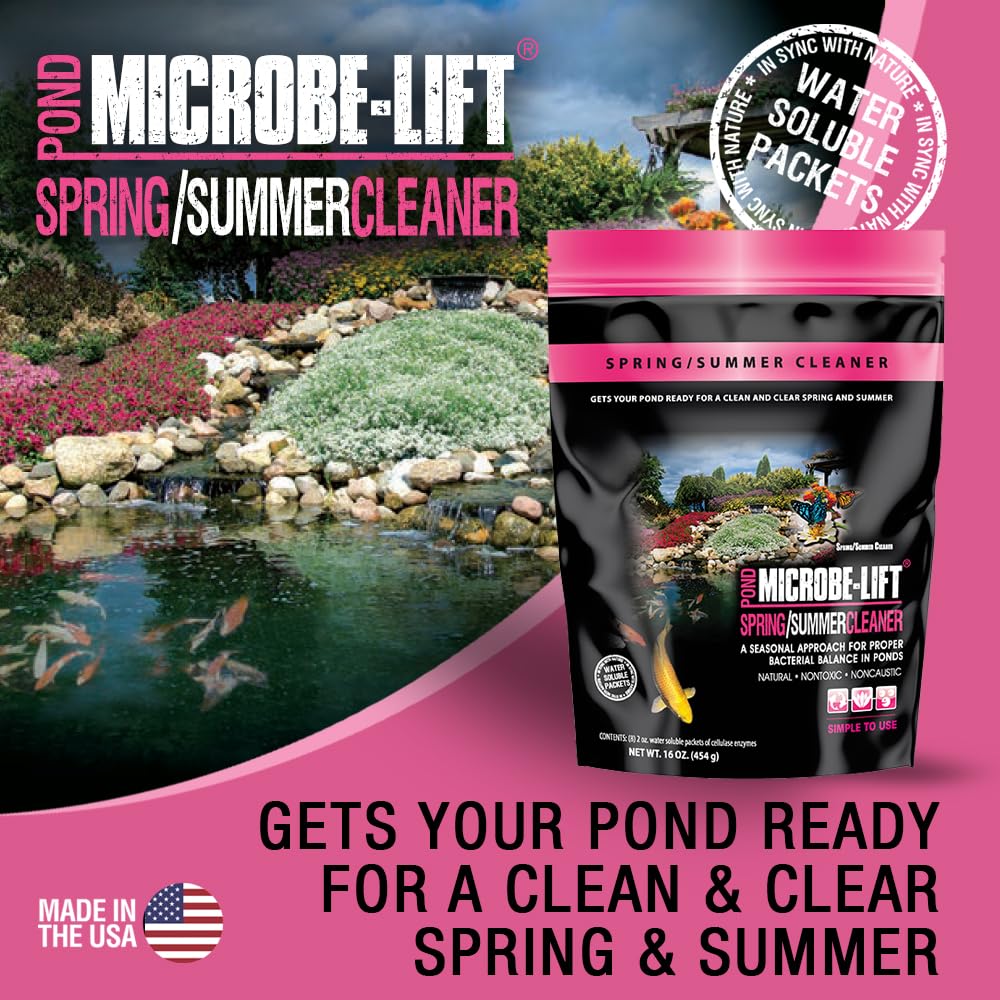 Microbe Lift 1-Pound Pond Spring and Summer Pond Cleaner 10XSSCX1