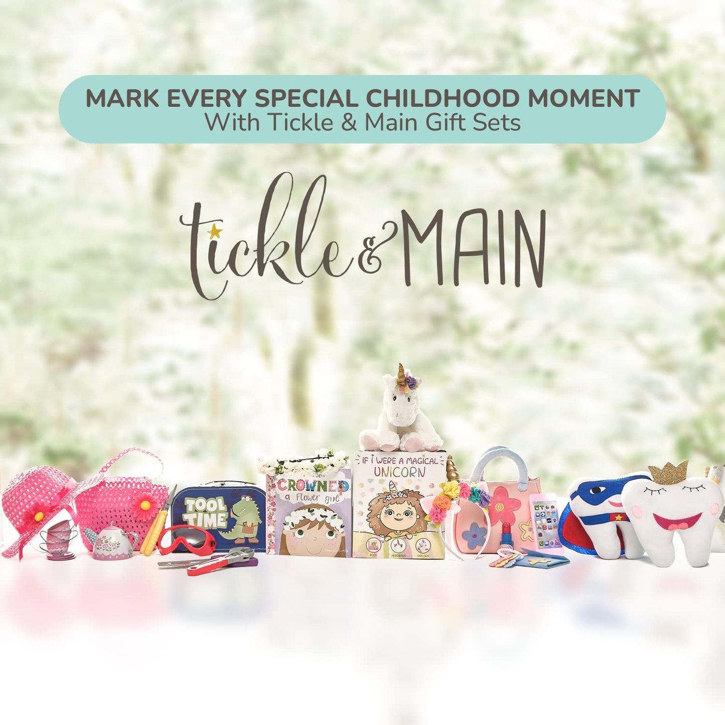 Tickle & Main, We are Twins - Baby and Toddler Twin Gift Set- Includes Keepsake Book and Set of 2 Plush Elephant Rattles for Boys and Girls. Perfect for Newborn Infant