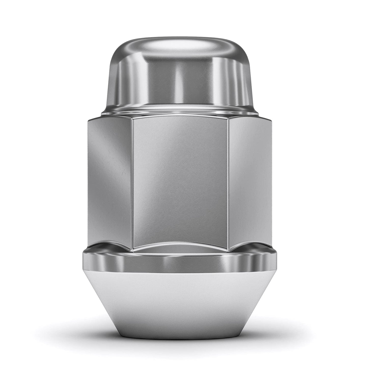 White Knight 1706S-20AM 12mm x 1.25 Thread Size Chrome Bulge Acorn Lug Nut, 20-Pack