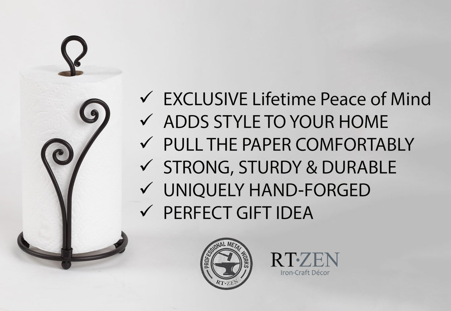 Decorative Paper Towel Holder Stand | Handmade Crafted | By RTZEN-Décor