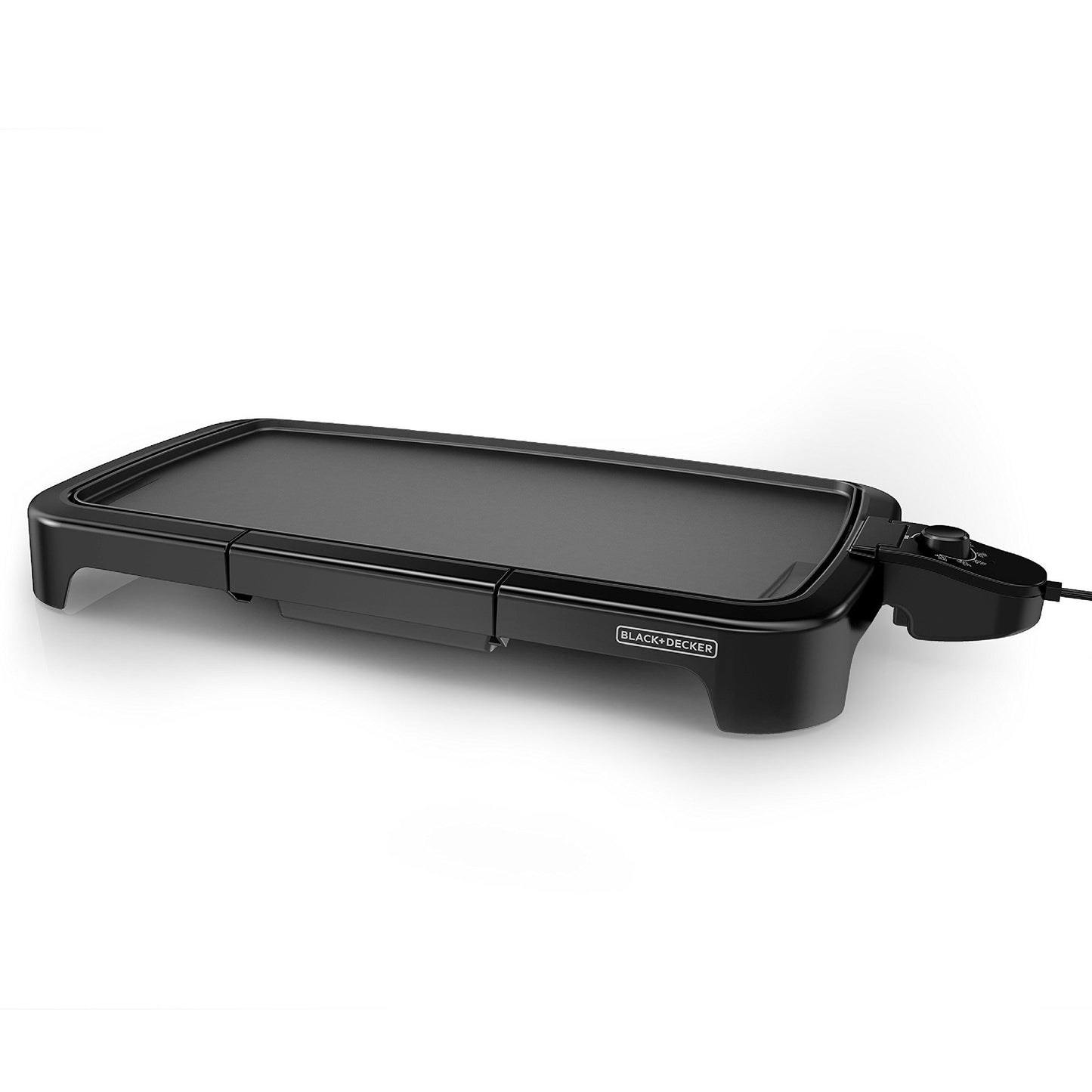 Black+Decker GD2011B Family Sized Electric Griddle, 20 x 11-Inch, Black