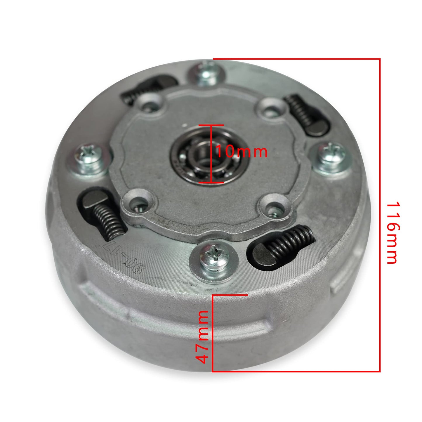 CLEO Clutch Assembly 17 Teeth For Semi Auto 50cc-125cc Engine Dirt Bikes ATV Go-Kart Taotao Kazuma