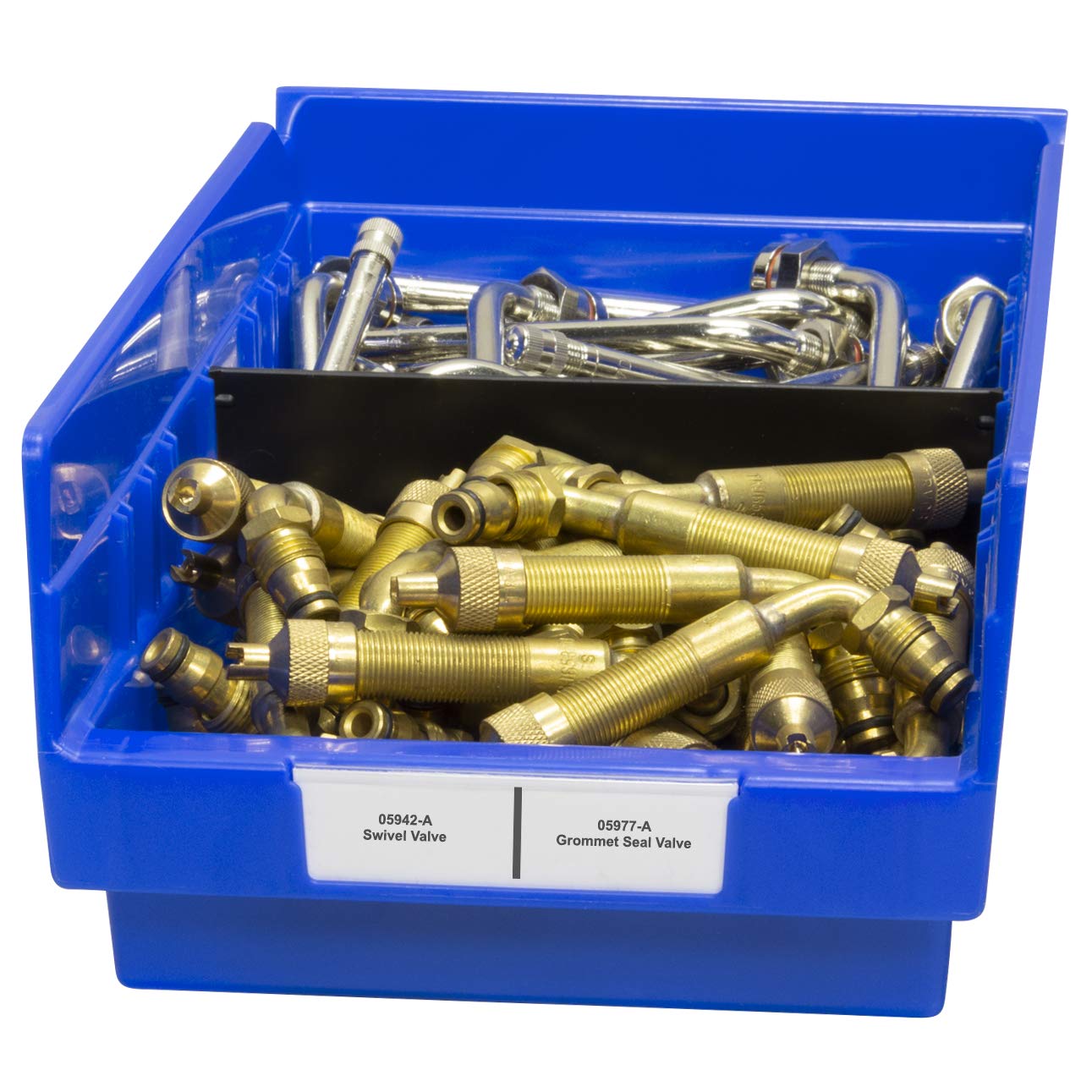 Akro-Mils 40130 Width Divider for 30130, 30138, or 30164 Shelf Bins Black, 24-Pack