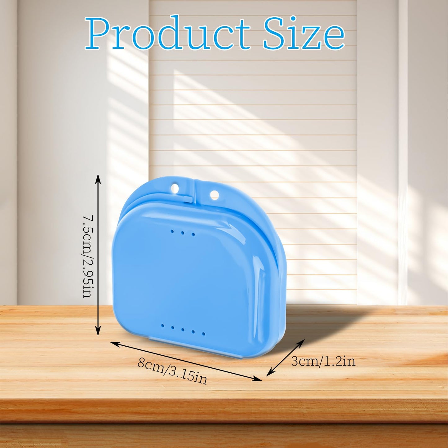 64 Pcs Dental Retainer Case with Vent Holes Mouth Guard Case Aligner & Night Guard Holder False Teeth Storage Container for Travel Office Household, 9 Colors (Classic Color)