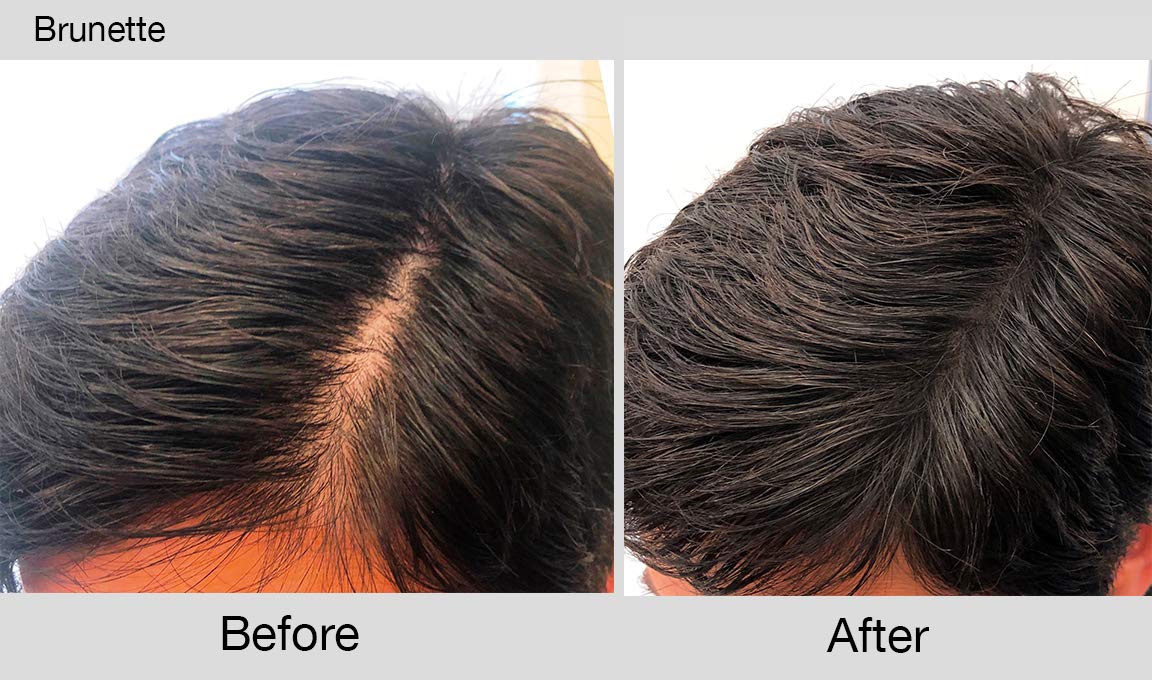 Joan Rivers Great Hair Day Root Touch Up Powder for Thinning Hair - Root Cover Up Hair Powder for Thicker, Fuller Looking Hair - Fill-In Powder and Gray Hair Coverage (Brunette)