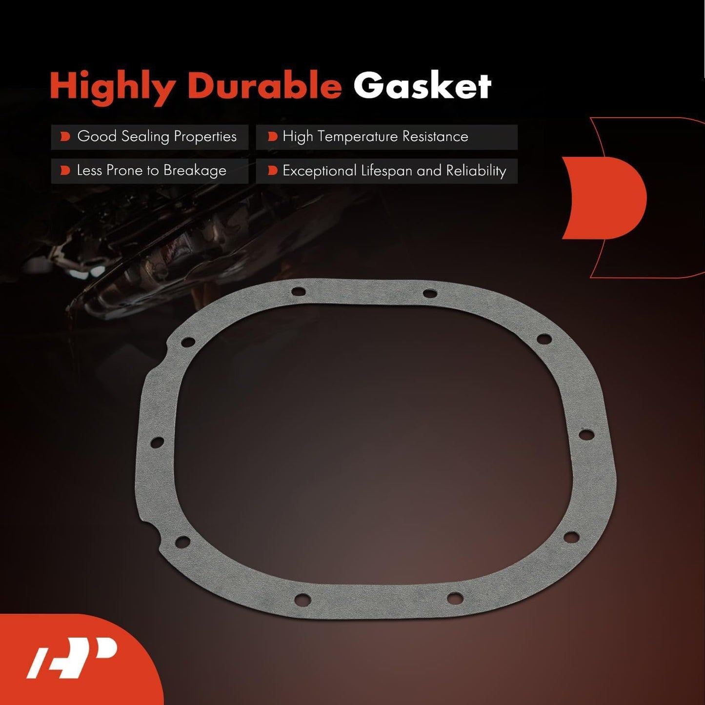 A-Premium Rear Differential Cover with Gasket Compatible with Ford F-150 F-100 Expedition Explorer E-150 Ranger Lincoln Mark LT Mazda B2300/2500/3000/4000 8.8" Ring Gear