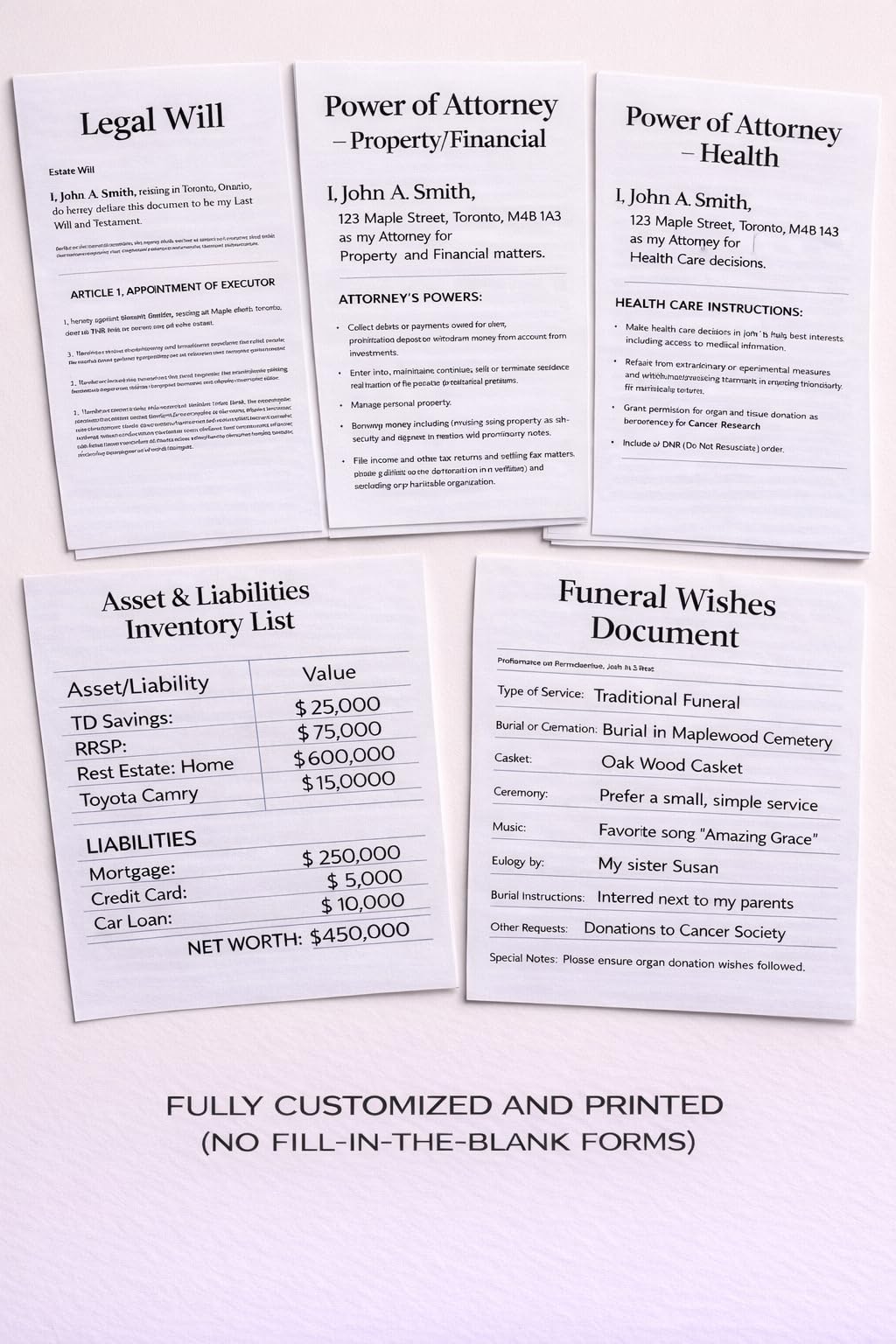 FormalWill Canadian Online Will 2026 – Fully Customized Legal Will (No Lawyer Required) + Bonus Power of Attorney (Property & Health), Funeral Wishes & Asset Inventory (Will Kit)