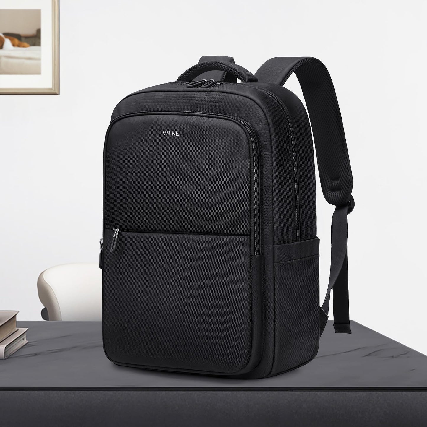 VNINE Laptop Backpack for Men 15.6 Inch Laptop bag Lightweight Computer Bag Water Resistant Daily Backpack for Commuting Business Casual