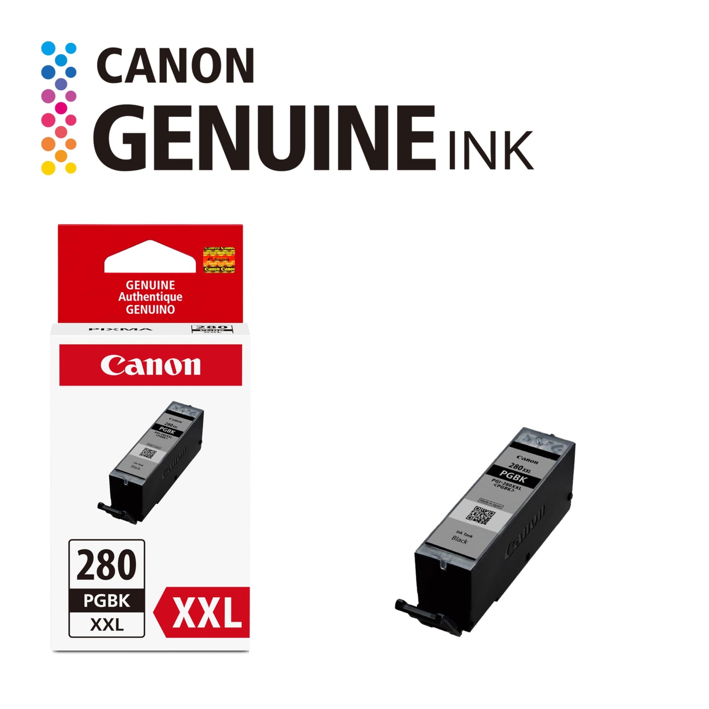 Canon Genuine Ink Cartridge PGI-280XXL Pigment Black Ink