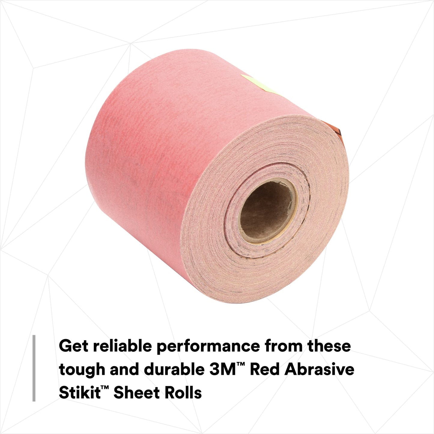 3M 01681 Stikit Red 2-3/4" x 25 Yard P400 Grit Abrasive Sheet Roll