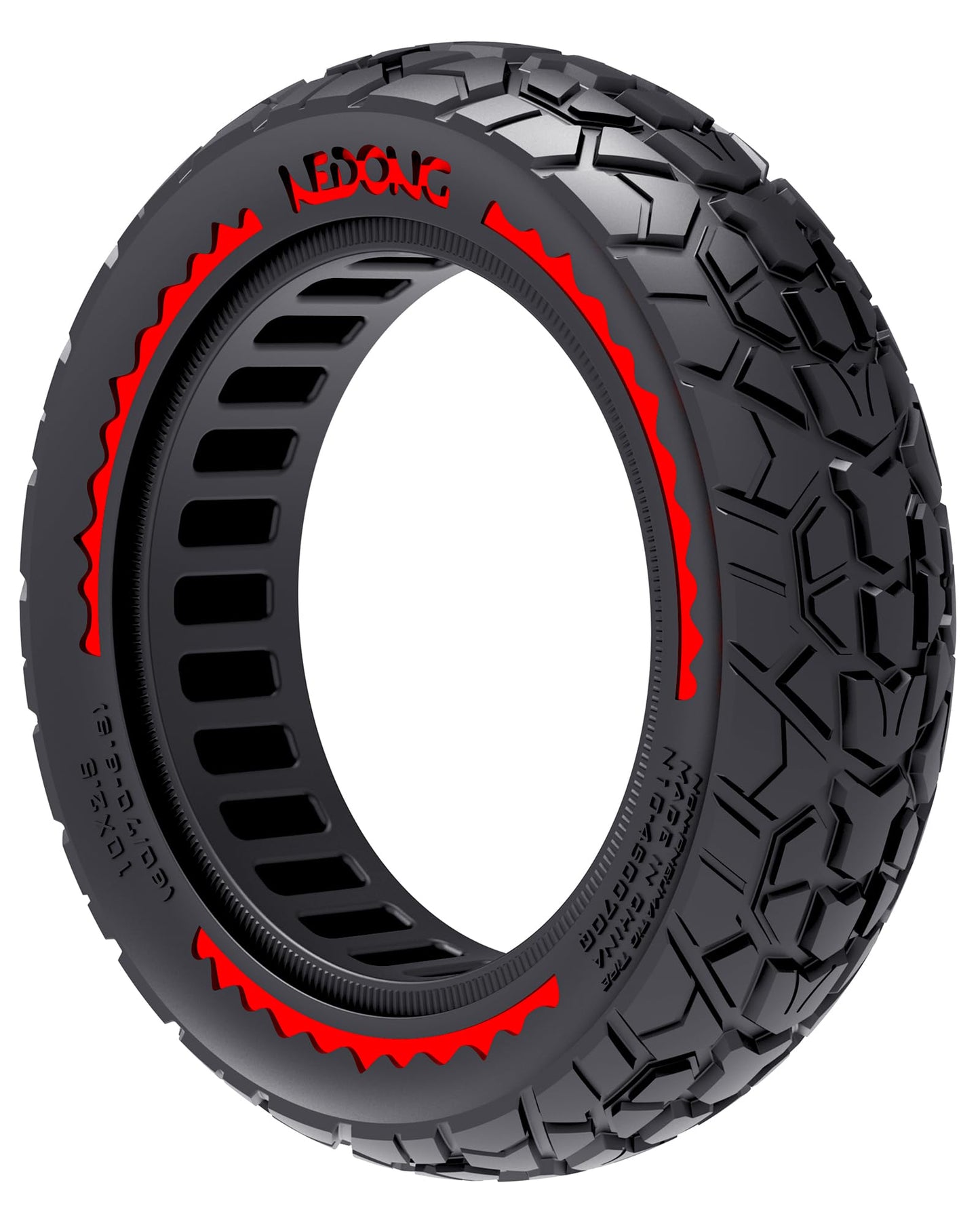 BABEJIA 2 Pack 10x2.50 Scooter Tires Tubeless, Upgrade Your Scooter with 60/70-6.5 Off-Road Airless TIres, 10x2.5-6.5 Replacement Tyres for Segway Max G2/G30 Series, Gotrax G6/G5/G MAX/ECLIPSE, etc