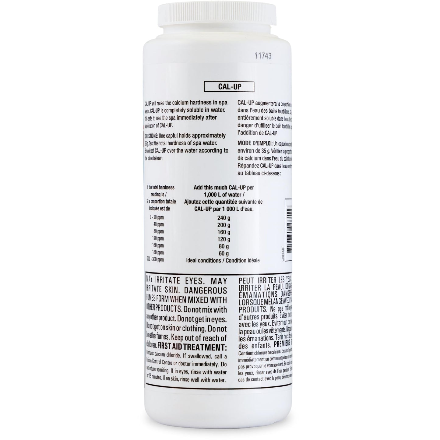 Club Pro | 2 Pack | (1) Alka-Up 750g | (1) Cal-Up 700g | Raises Alkalinity & Raises Calcium in Hot Tub & Spa | Can Be Used with Other Hot Tub Chemicals & Hot Tub Accessories | (2 Pack)